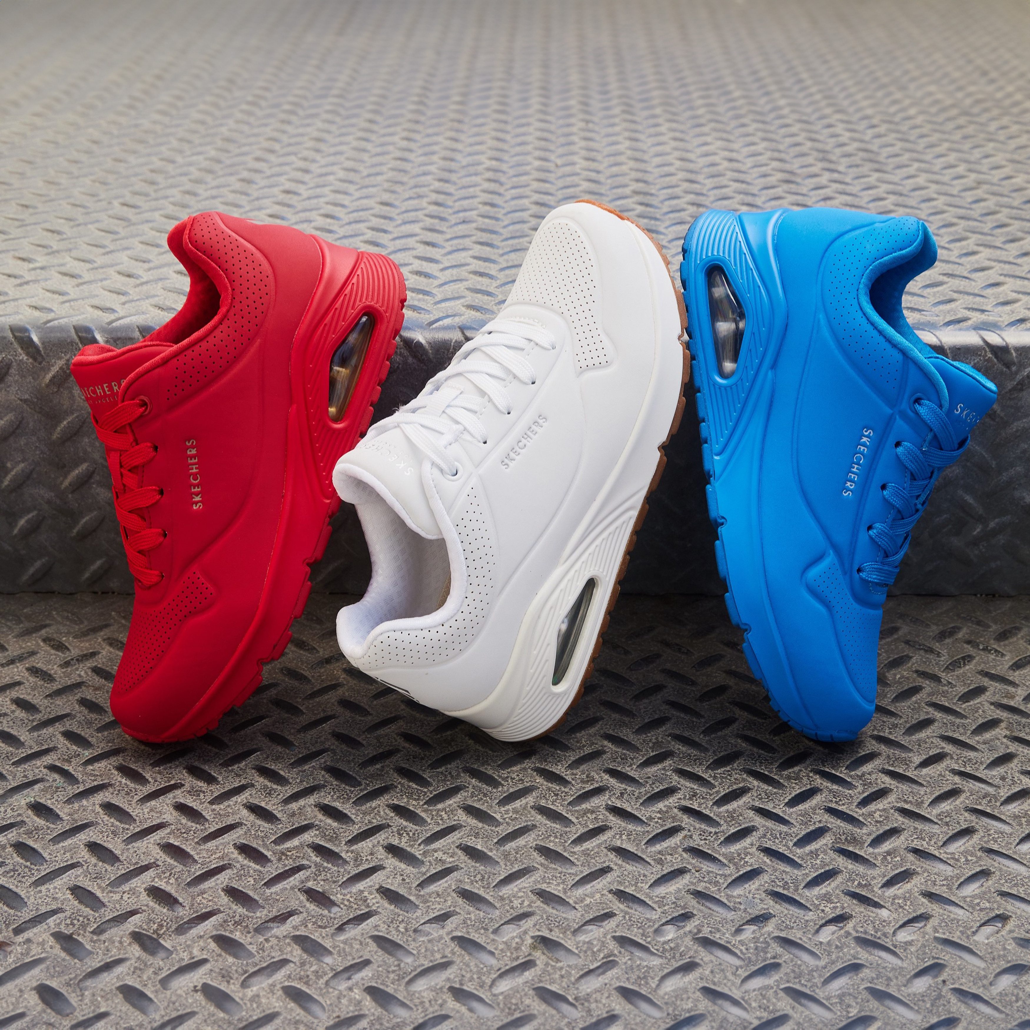 Skechers Street Uno - Stand on Air Sneaker Freizeitschuh, Halbschuh, Schnür günstig online kaufen