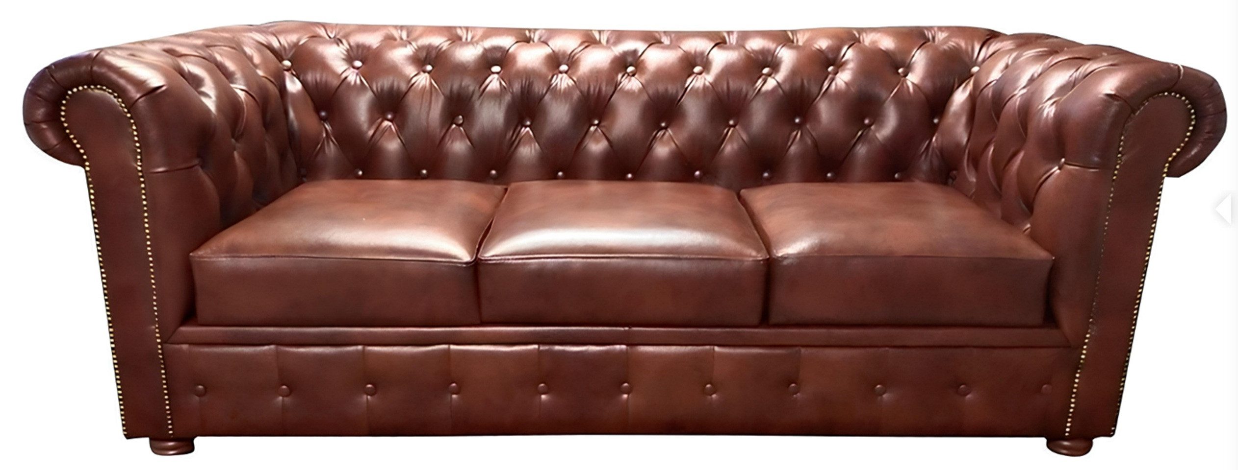Xlmoebel Chesterfield-Sofa Luxus-Couch mit maßgeschneiderten Oberflächen in elegantem Design, 3-Sitzer Sofa 1 Teile, Hergestellt in Europa