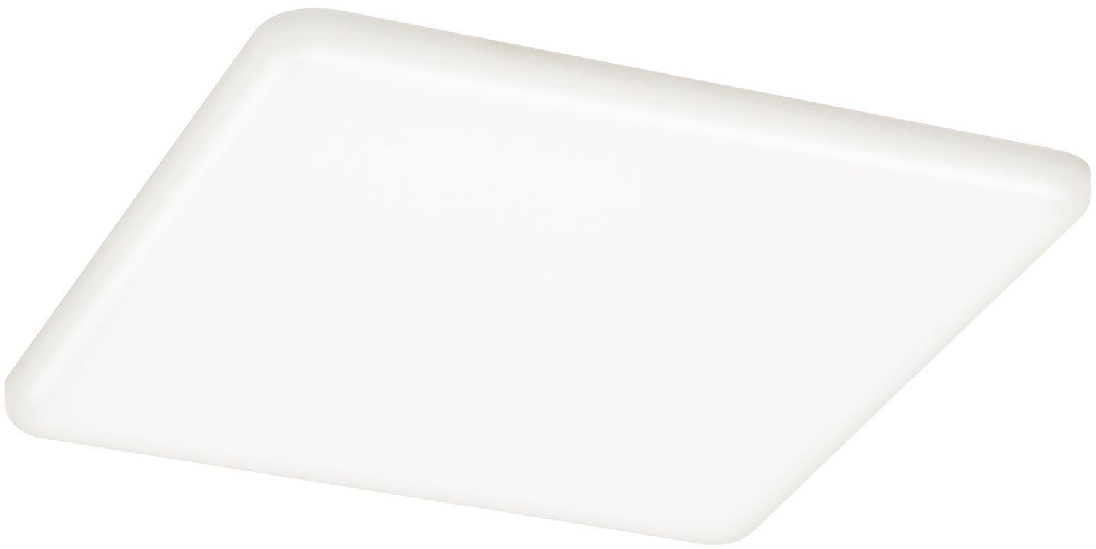 Paulmann LED Einbauleuchte Veluna VariFit IP44 eckig 4.000K Satin, LED fest integriert, Neutralweiß, LED Einbaupanel IP44 3-Stufen-dimmbar eckig 4.000K Satin