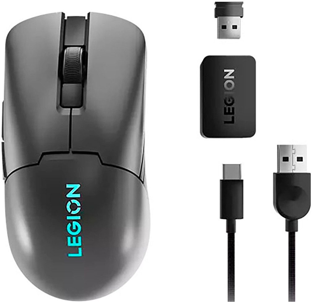 Lenovo M600s Gaming-Maus (Bluetooth, Funk, RF Wireless, USB)