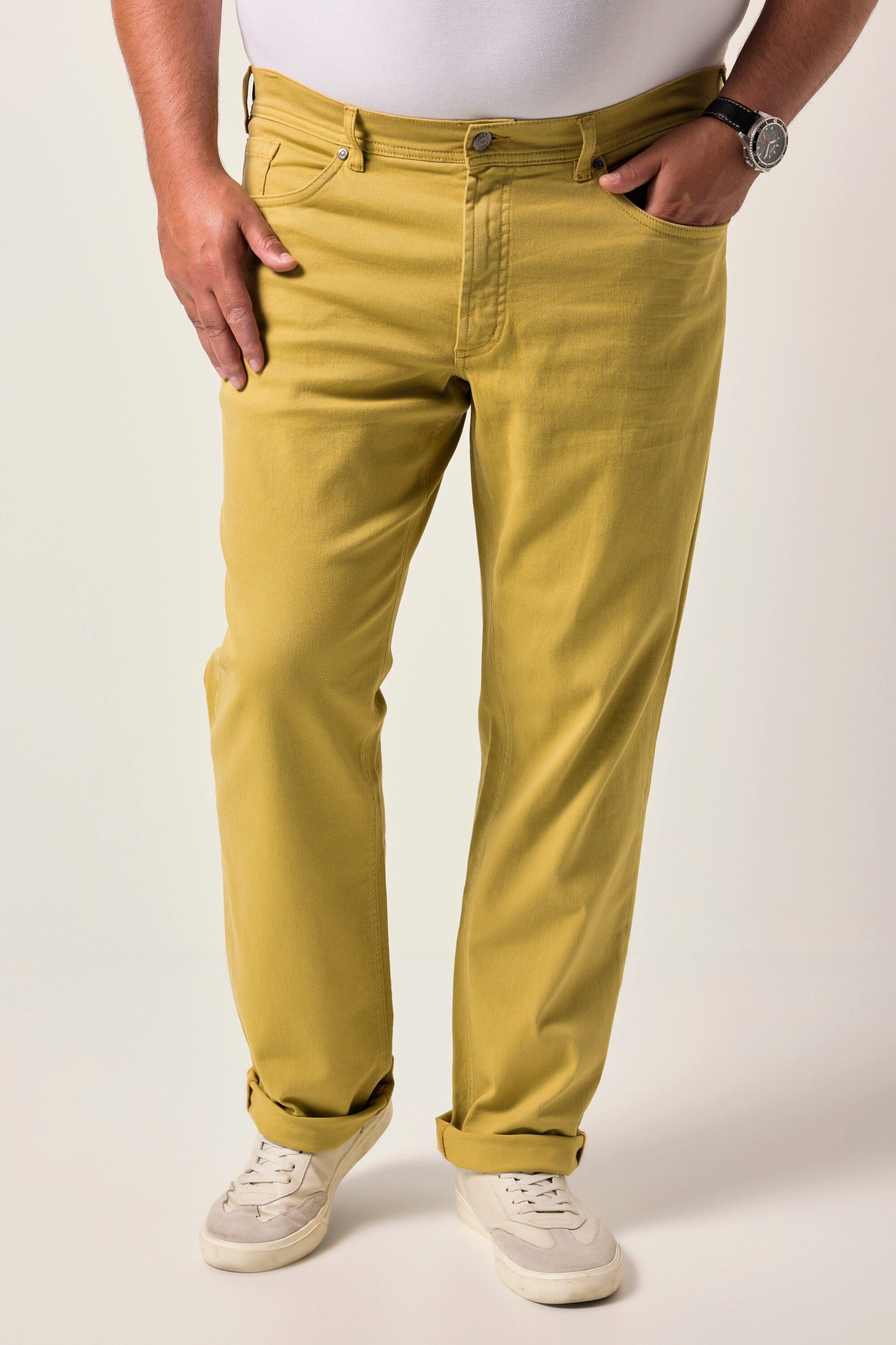 Men Plus 5-Pocket-Jeans Colorjeans Bauchfit Regular Fit 5-Pocket günstig online kaufen