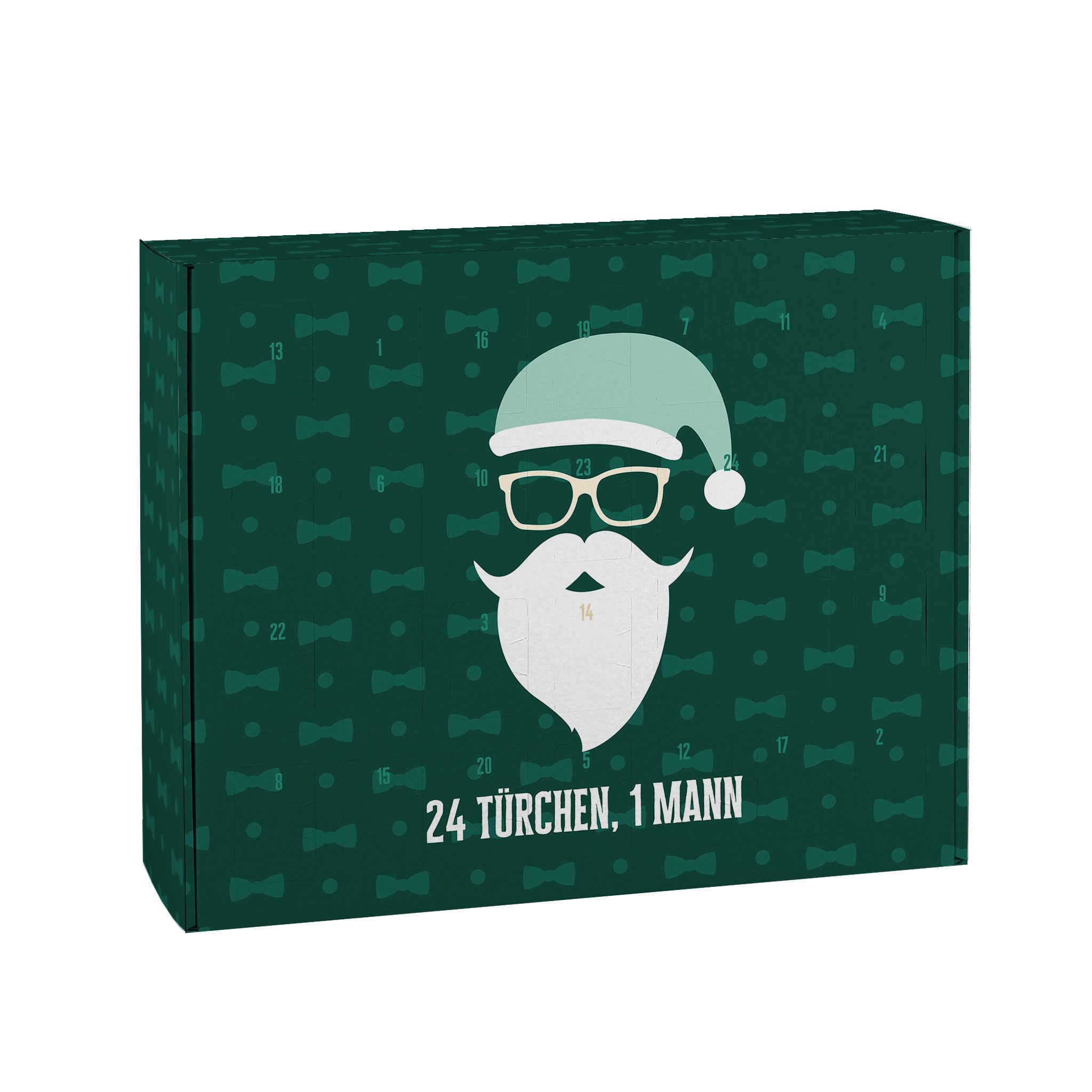 Herz & Heim befüllbarer Adventskalender mit festlichen Motiven zu Weihnachten - DIY Adventskalender, zum selbst Befüllen