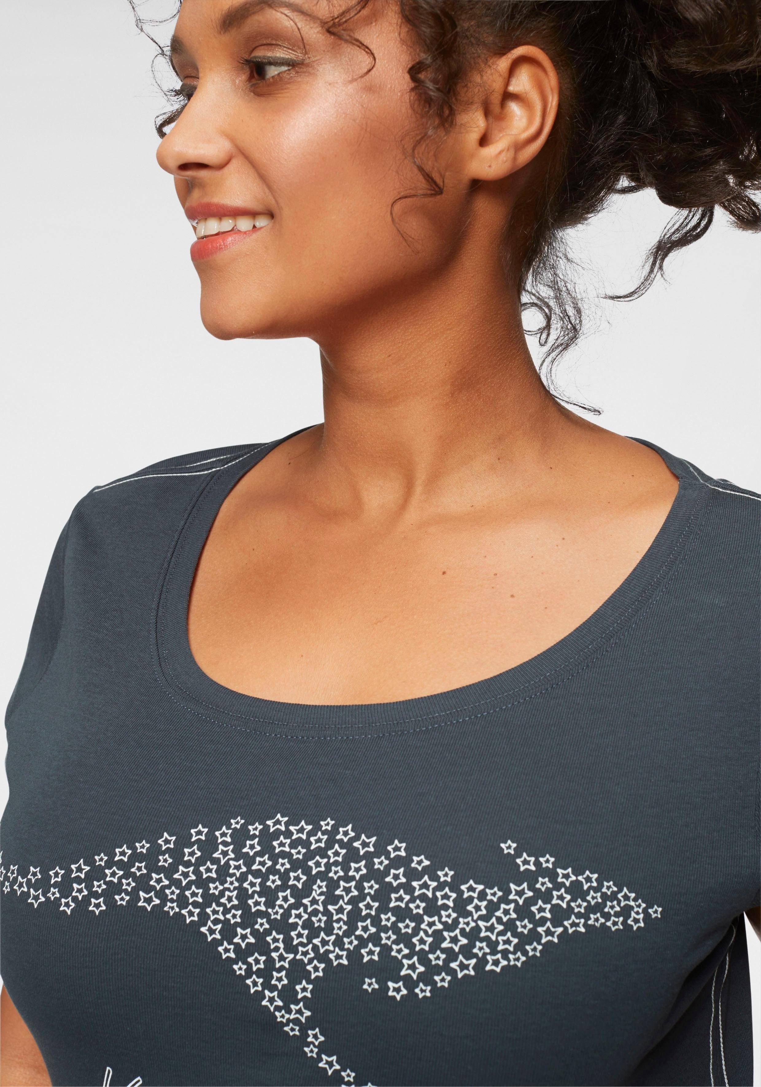 KangaROOS T-Shirt Kurzarm, sehr figurbetonte Passform