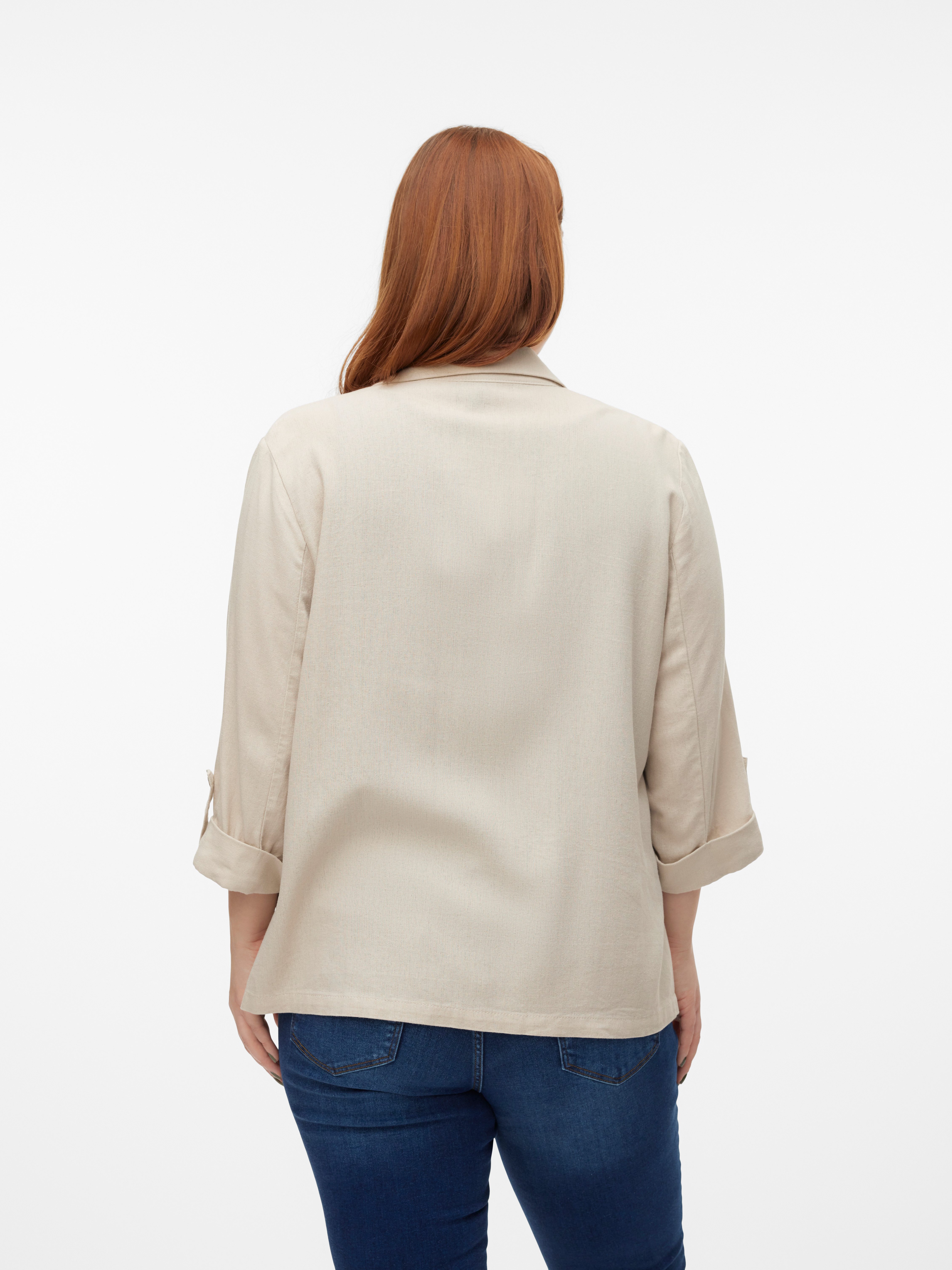 Vero Moda Curve Kurzblazer VMCJESMILO 3/4 BLAZER WVN GA NOOS CUR