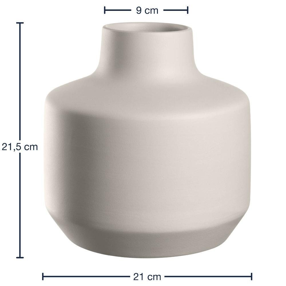 LEONARDO Dekovase Leonardo Keramikvase Milano Creme günstig online kaufen