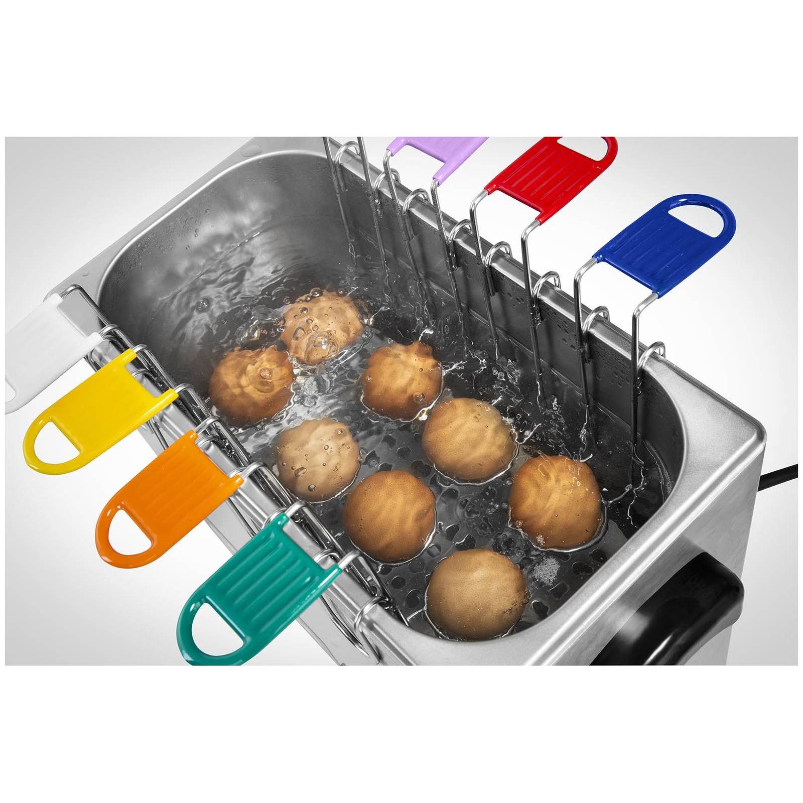 Royal Catering Eierkocher Eierkocher 8 Eier 2600W 30-110°C Edelstahl Warmhaltefunktion, 2600 W – Bild 4 von 5