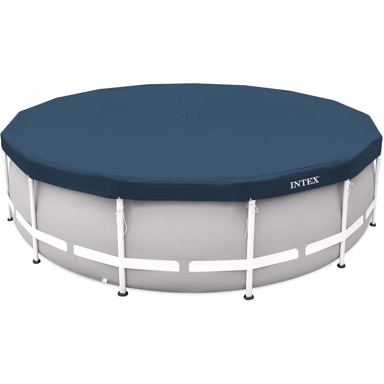 Intex Pool-Abdeckplane Deluxe Abdeckplane rund 366x20cm, mit 20cm Überhang