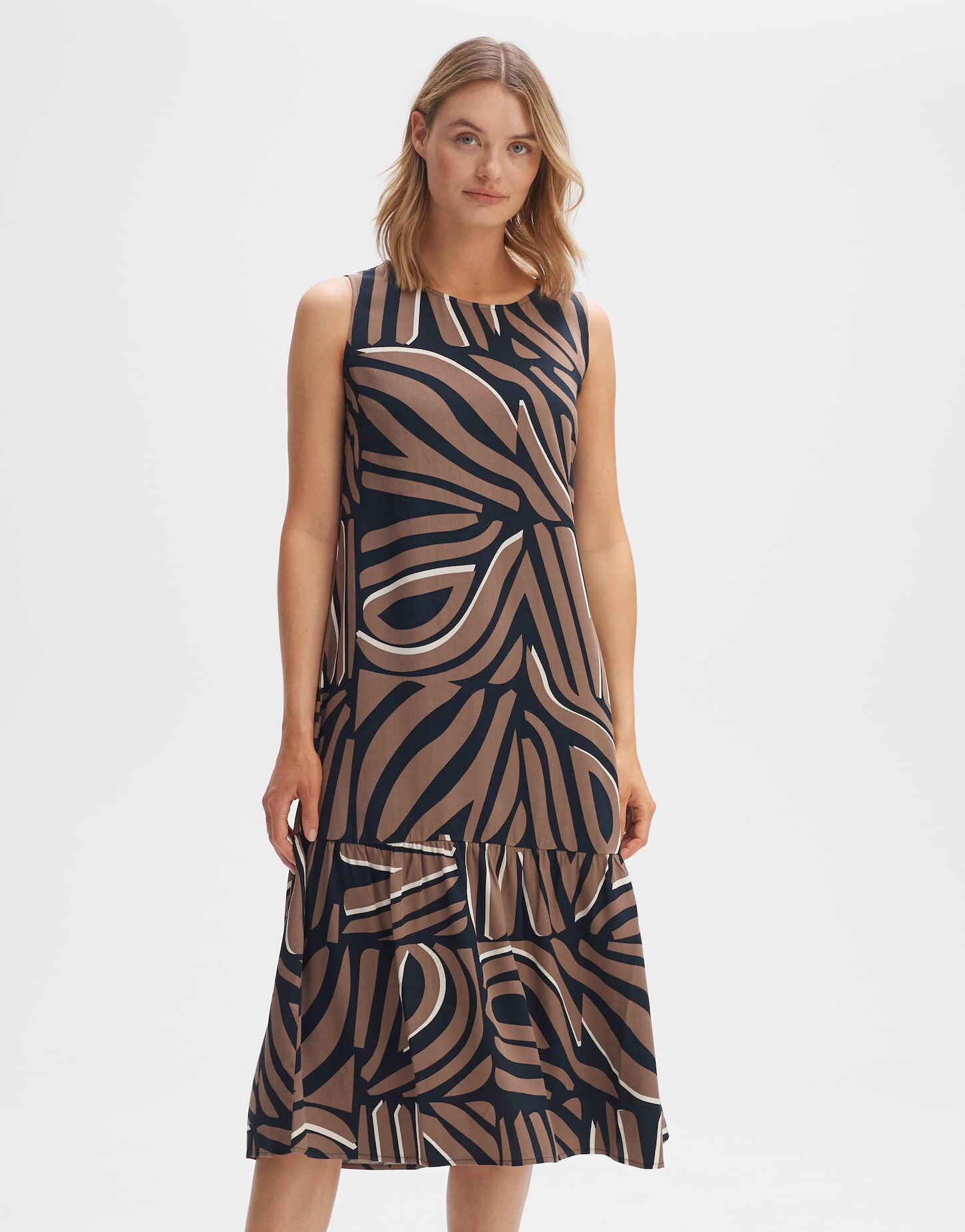 Trägerkleid Midikleid WICY OASIS A-Linie aus ECOVERO™ Viskose