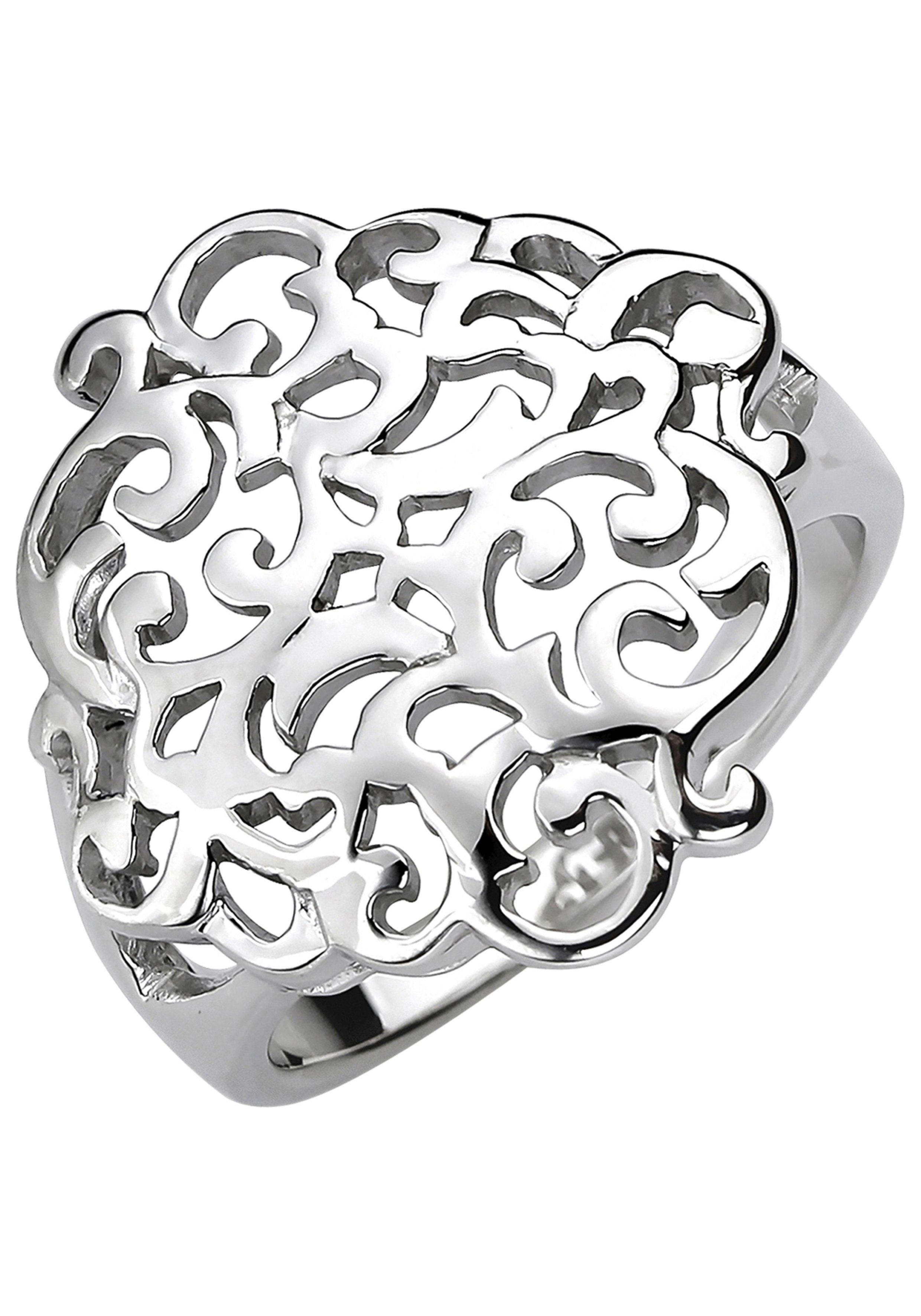 JOBO Fingerring, breit 925 Silber