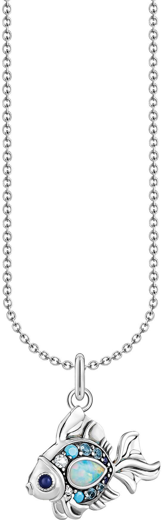 THOMAS SABO Kette mit Anhänger Fisch-An...