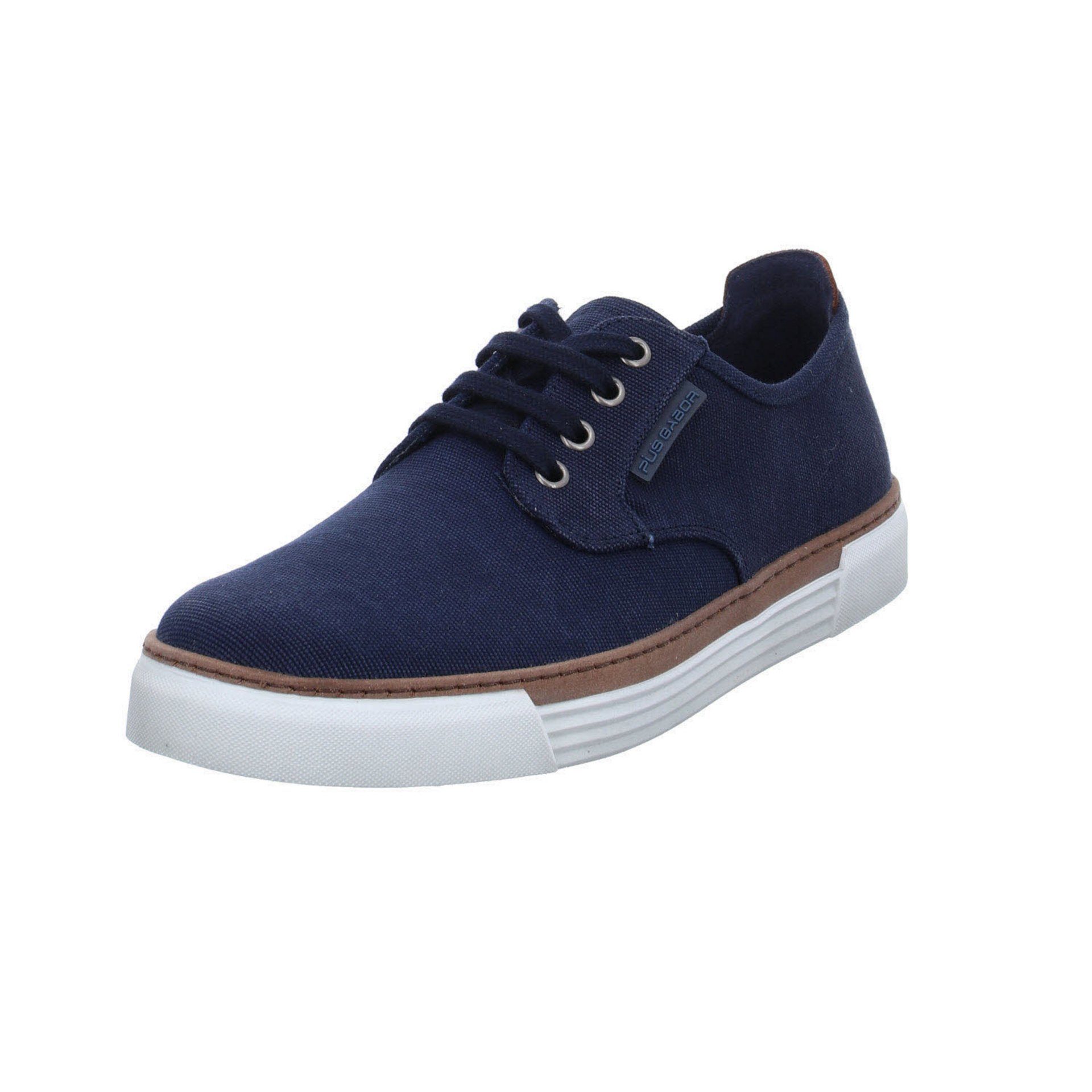uni Textil Slip-On Gabor Sneaker Pius blau Textil dunkel Sneaker