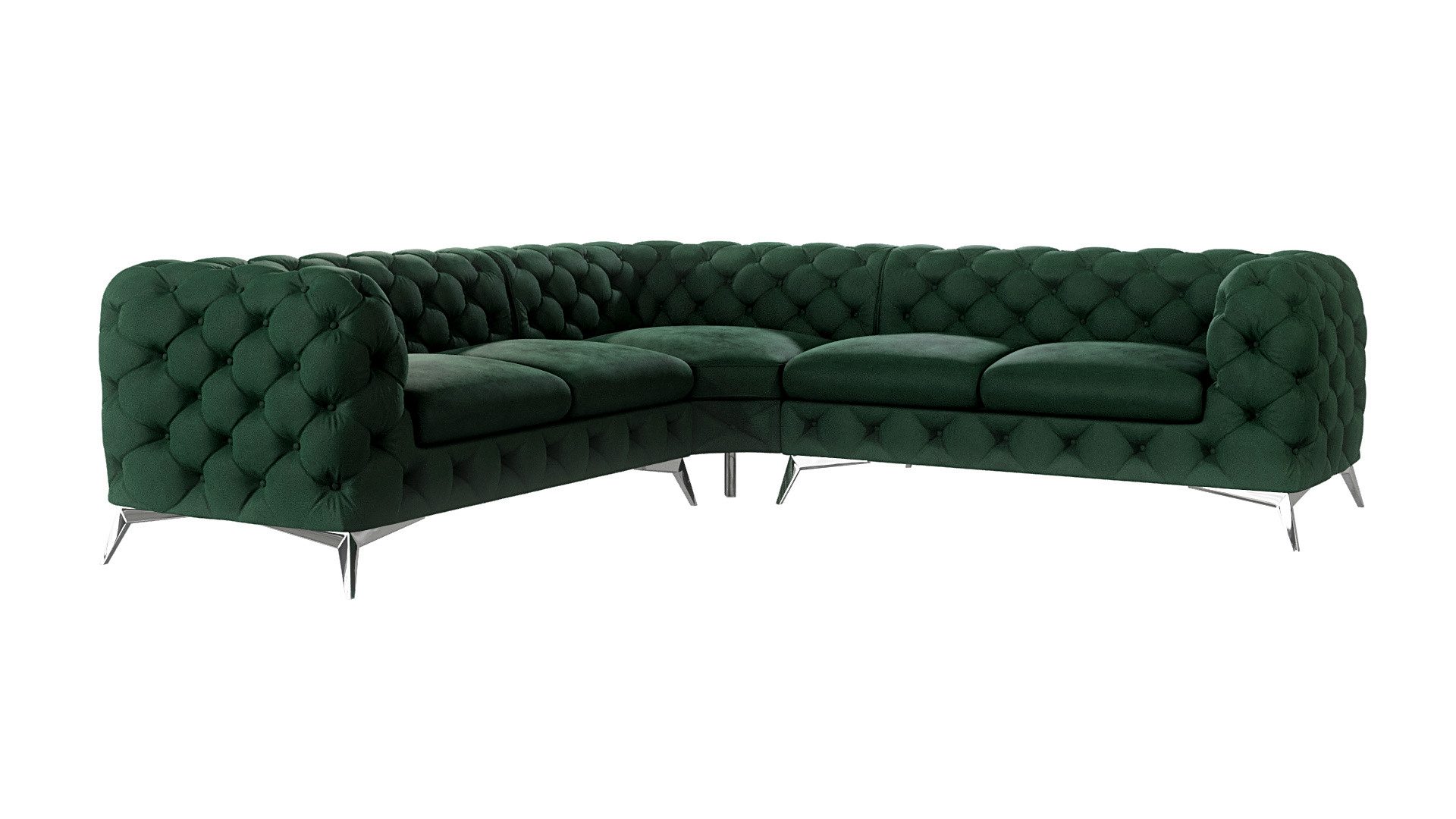 S-Style Möbel Ecksofa Kalina, Chesterfield mit günstig online kaufen