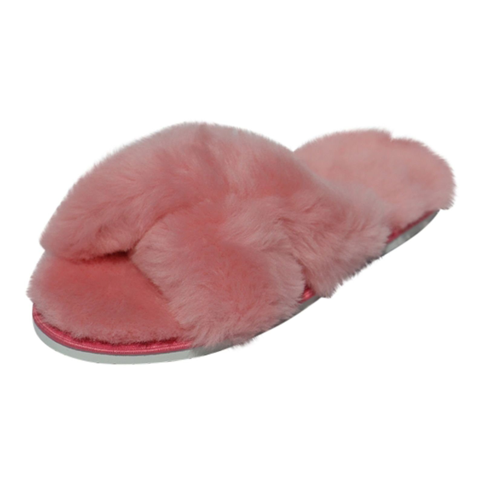 Damen Hausschuhe Florida gefüttert echt Merino Lammfell Pantolette