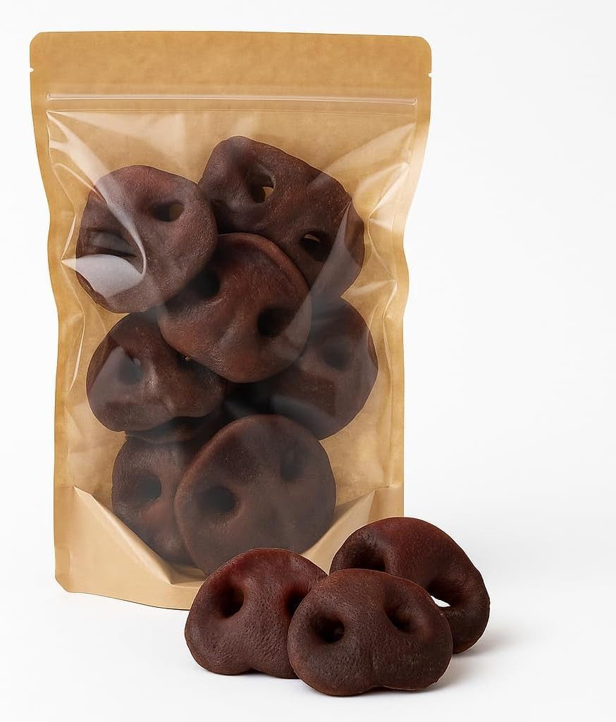 Breers Pet Food Schweinenasen getrocknet 1 kg Kausnack Hundeleckerlie, Einzelfuttermittel für: Hunde, Harter Kauartikel, Leckerli getreidefrei, Hundesnack zuckerfrei