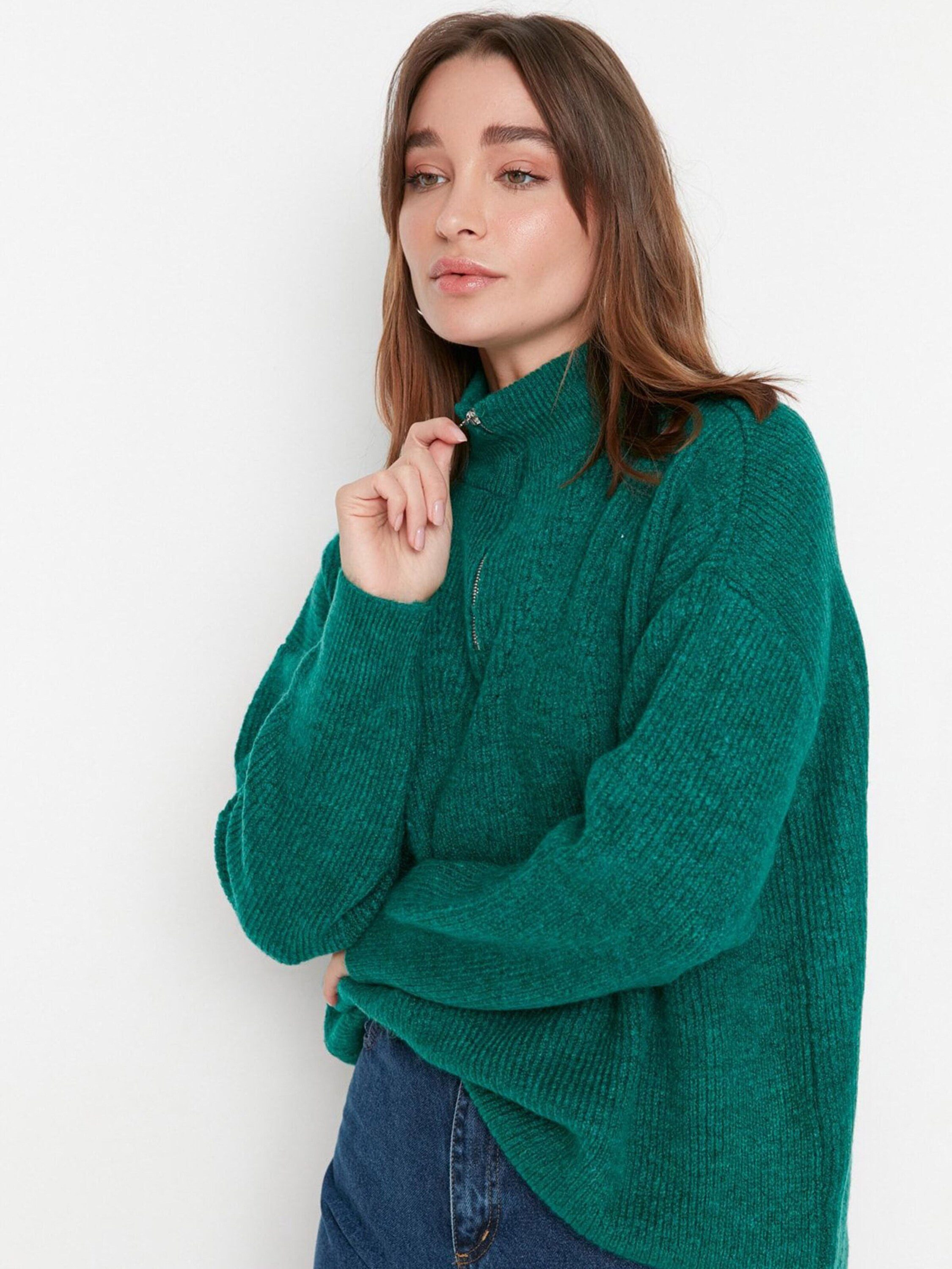 Trendyol Strickpullover (1-tlg) Plain/ohne Details günstig online kaufen