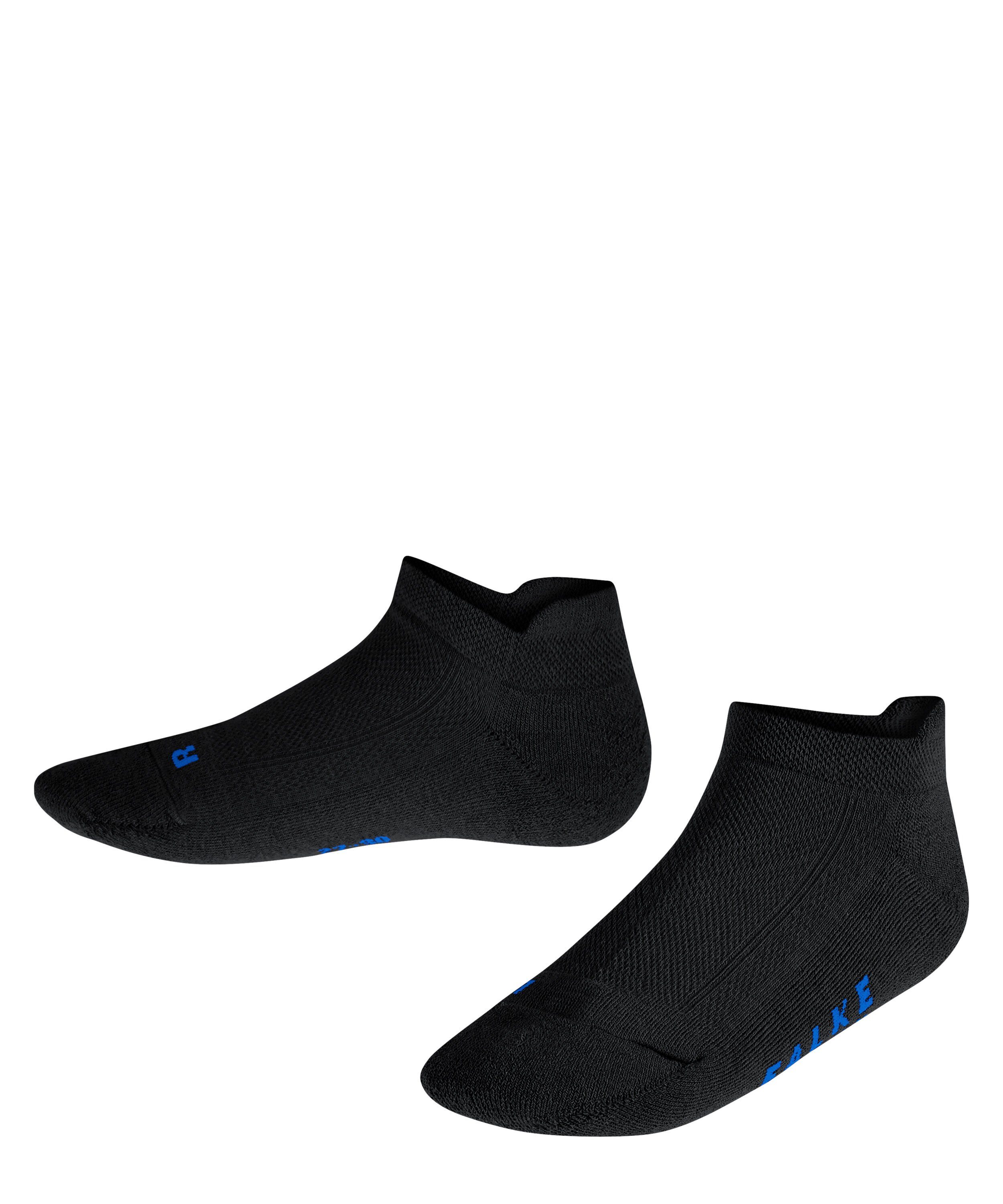 FALKE Sneakersocken Cool (1-Paar) Kick Polsterung mit ultraleichter black (3000)