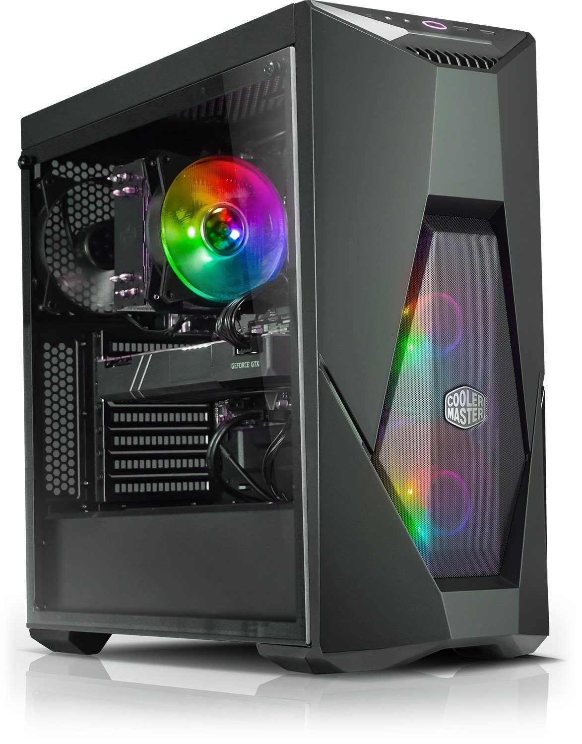 Kiebel Solanus Gaming-PC (AMD Ryzen 5 AMD Ryzen 5 5500, RTX 2080 SUPER, 16  GB RAM, Luftkühlung, RGB-Beleuchtung)