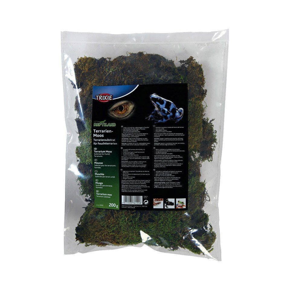 Terrarien-Substrat Terrarienmoos, Substrat für Feuchtterrarien 200 g