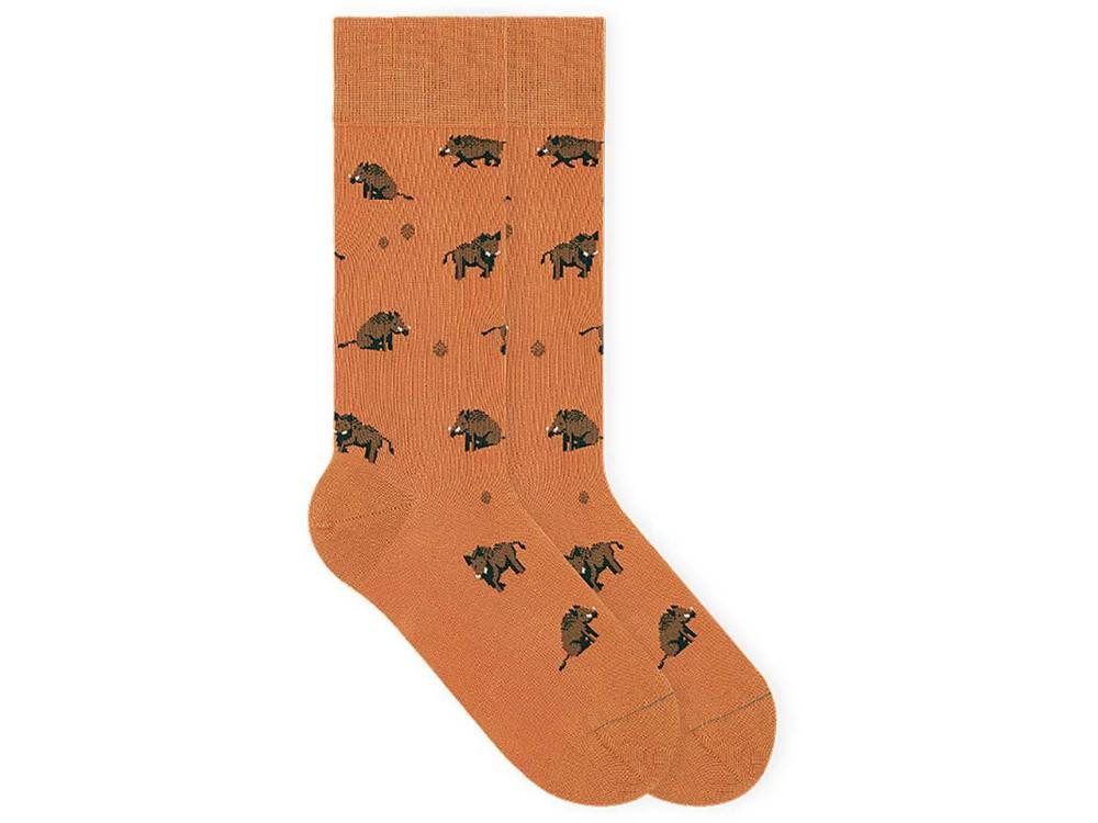 Füßlinge VON JUNGFELD Bio-Socken 'Boar'