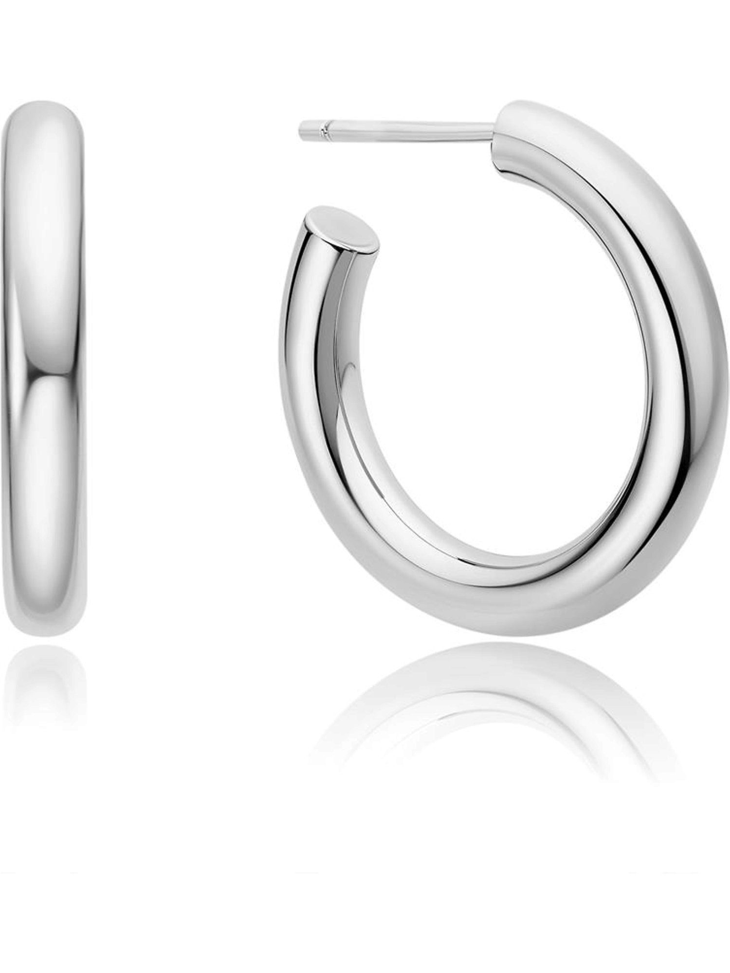 Ania Haie Paar Creolen Ania Haie Damen-Creolen 925er Silber (Paar)