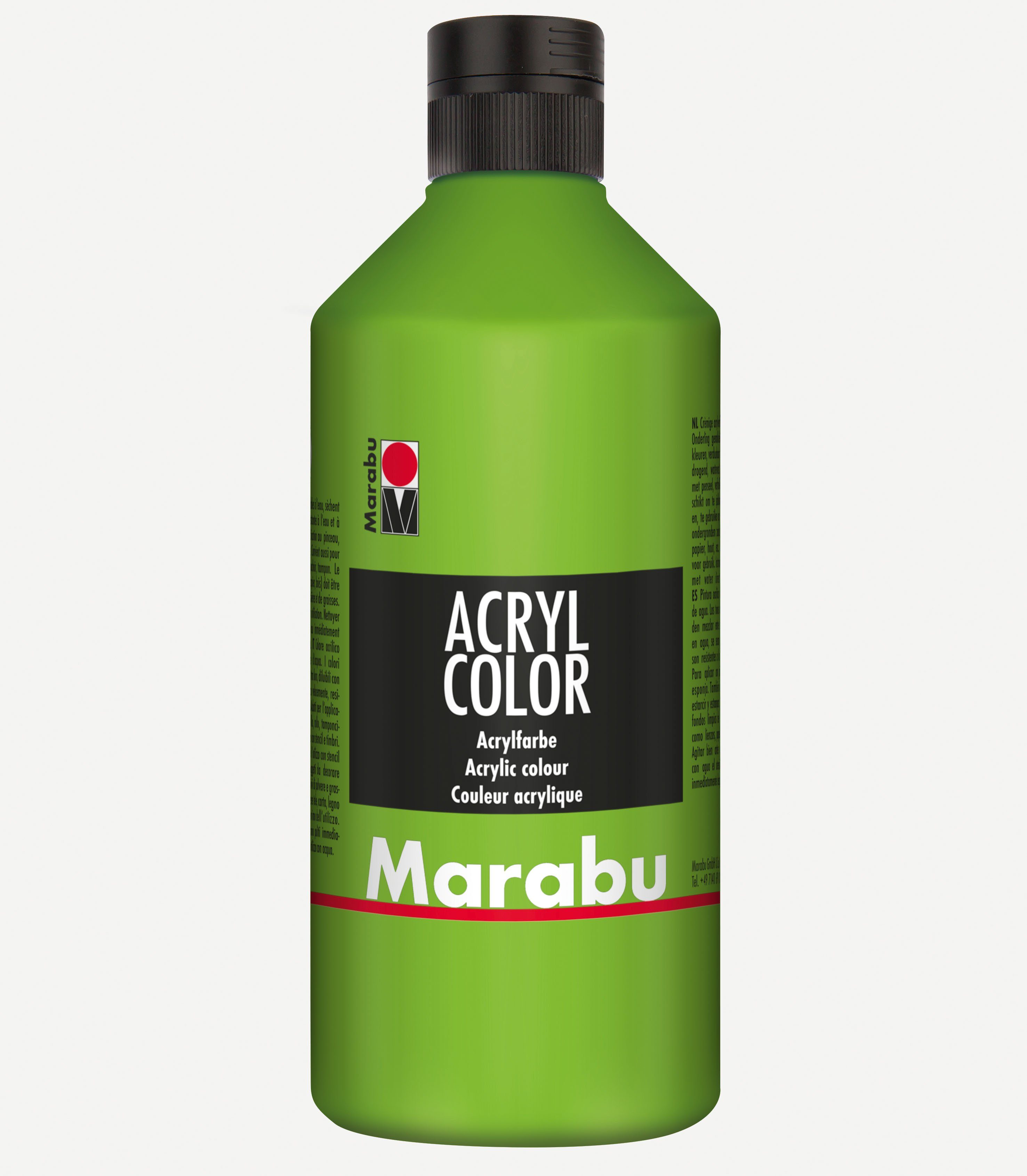 Acrylfarbe Marabu Acrylfarbe Acryl Color, 500 ml, blattgrün 282