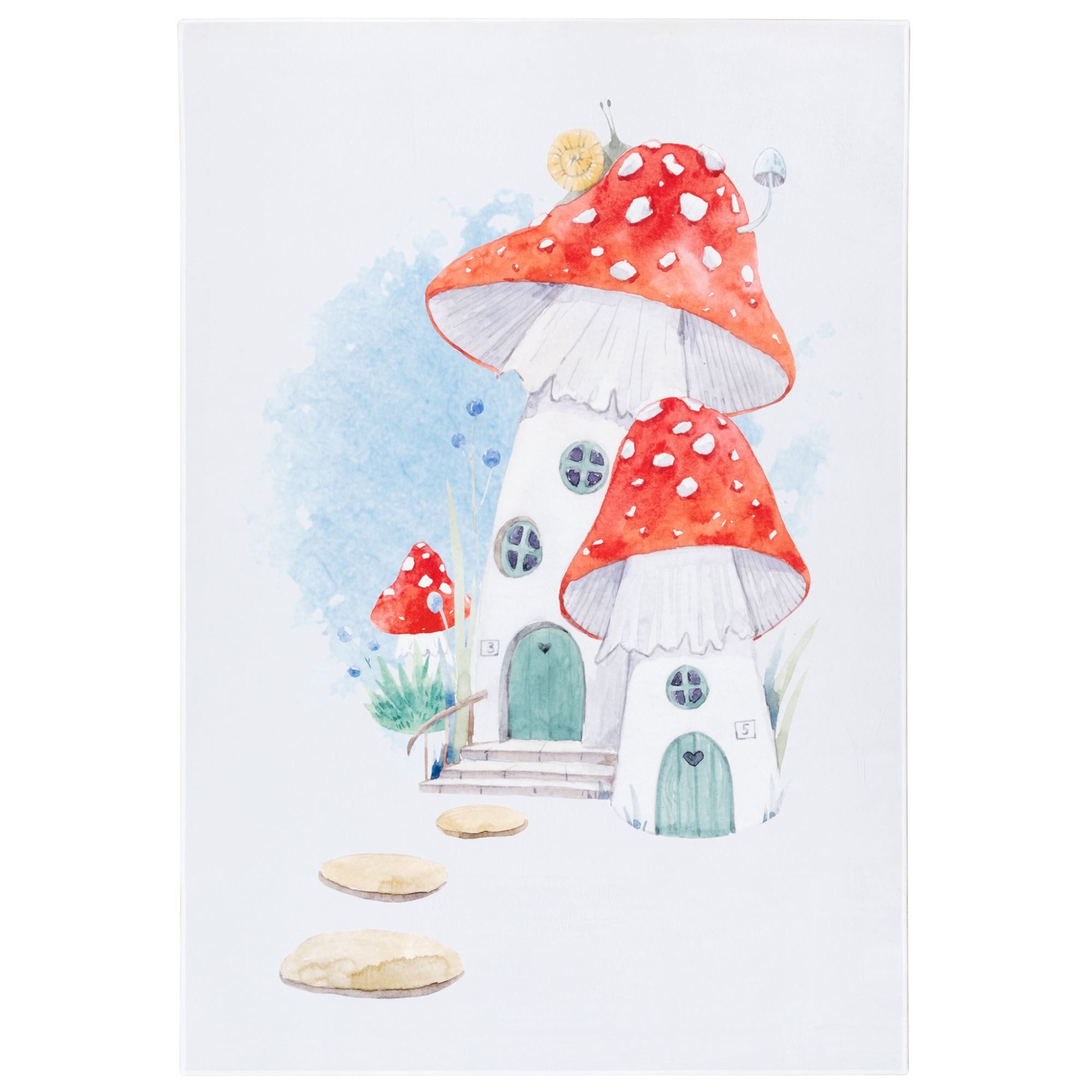 Steffensmeier Kinderteppich Sweet Dreams Pilzhaus, Rechteckig, Kinderzimmer günstig online kaufen