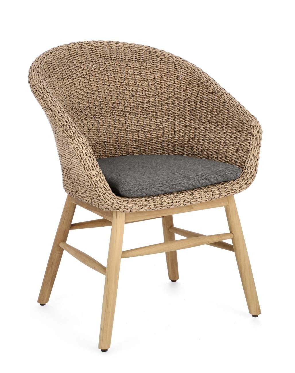 Feeling4Home Gartenstuhl Genesis aus Teakholz, Natur