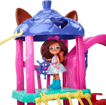 Enchantimals Spielwelt Spielplatz Set, mit 2 Puppen, Tierfreunden und Zubehör