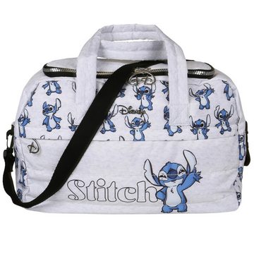 Sarcia.eu Reisetasche Stitch Disney Grau melange Reisetasche, geräumig 40x25x20 cm