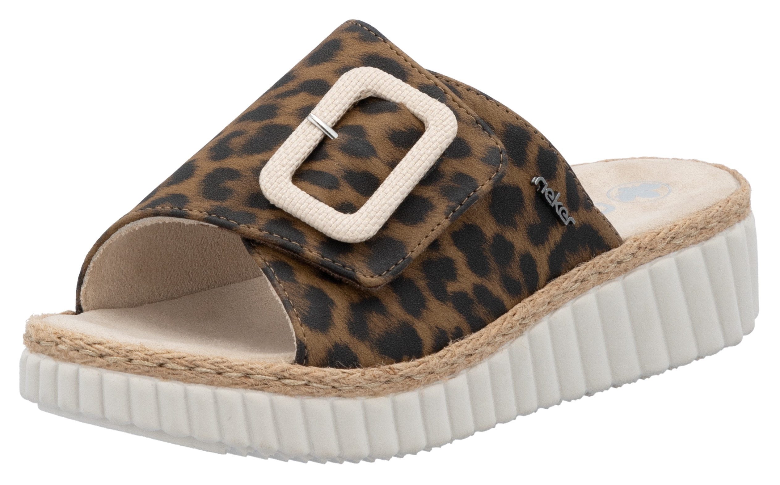 Rieker Pantolette Sommerschuh, Strandschuh, Urlaubschuh, Hausschuh günstig online kaufen
