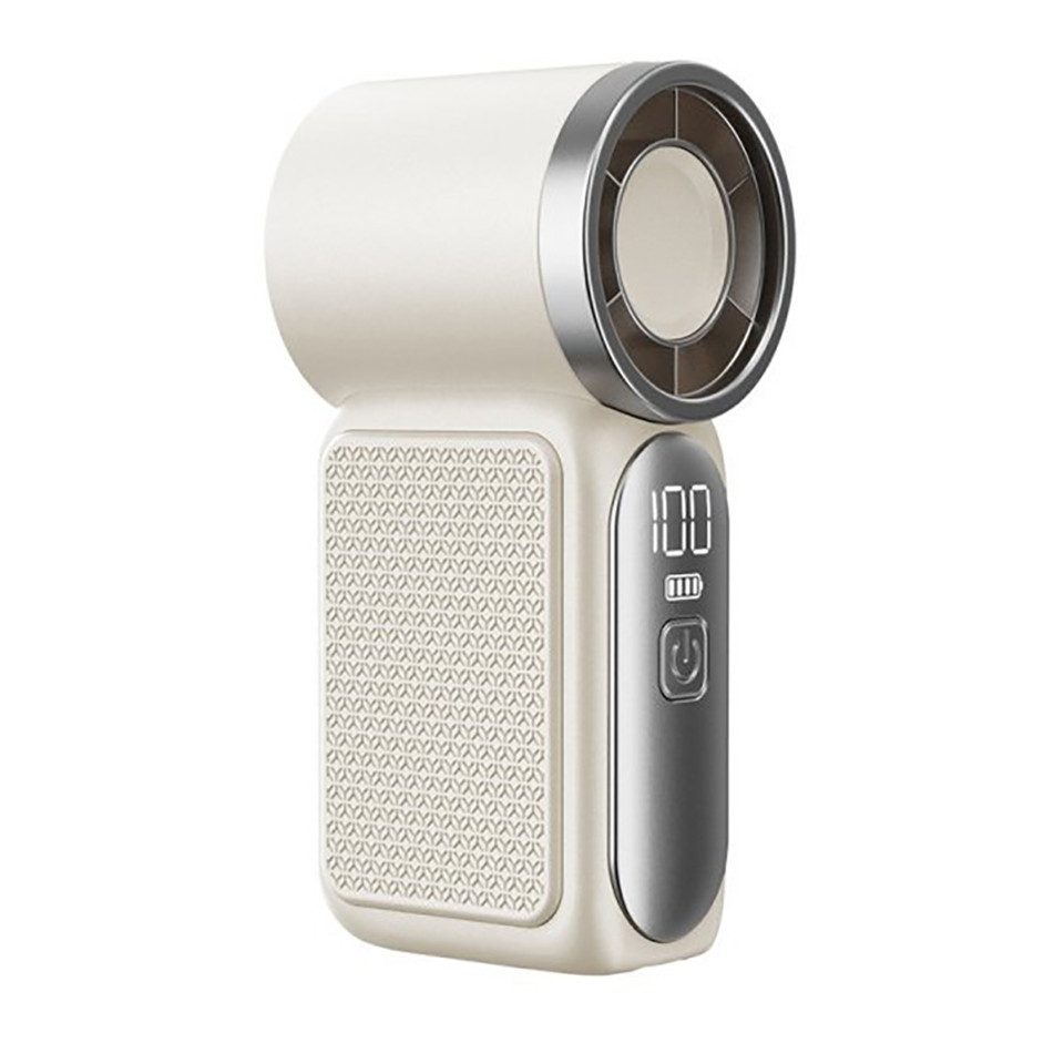 Minicloss Handventilator Tragbarer Mini-Handventilator, 6 Geschwindigkeiten, persönlicher, Ventilator mit LED-Display, USB-wiederaufladbar, Mini-Ventilator