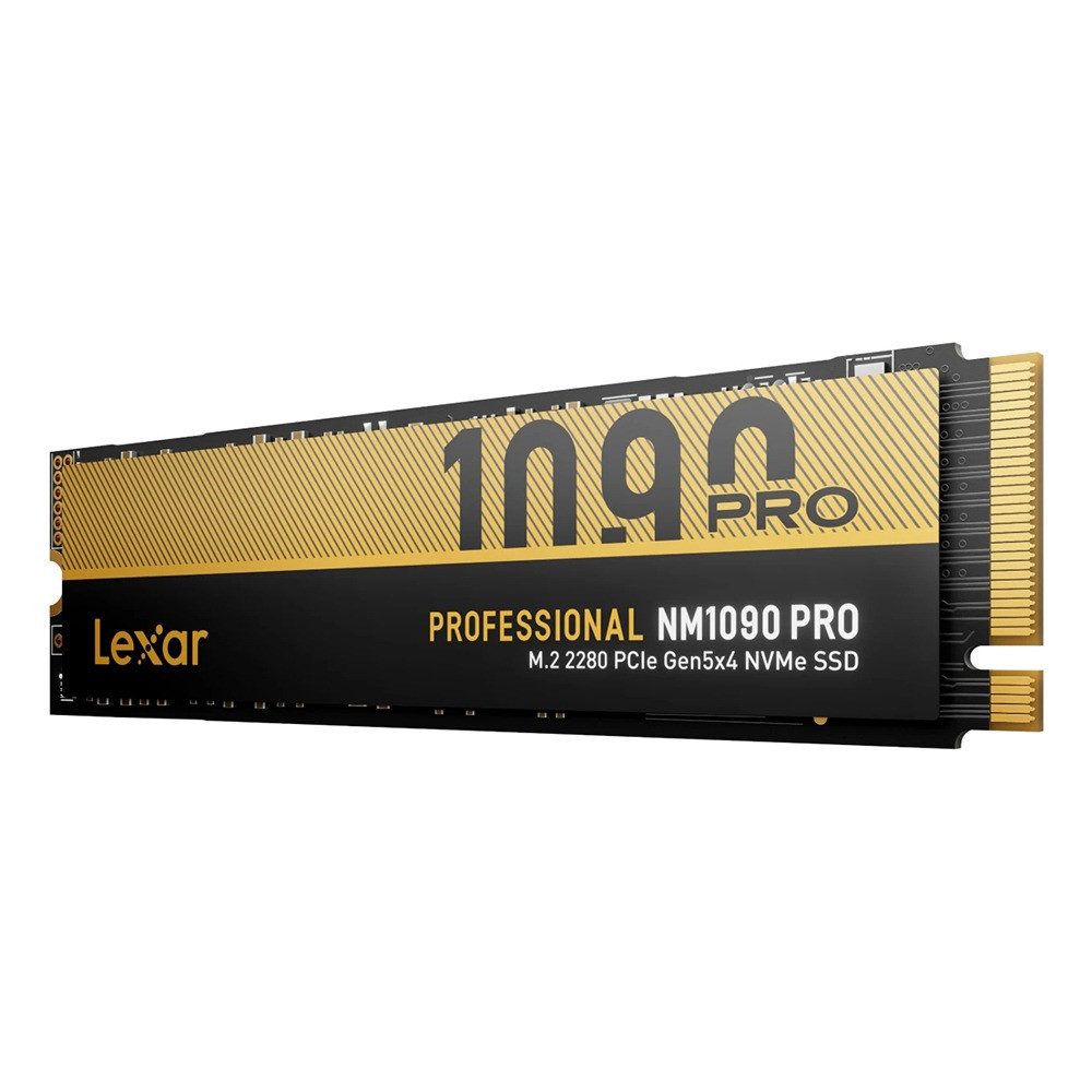Lexar NM1090 PRO 2TB M.2 2280 NVMe 2000GB interne SSD (2 TB) M.2" 14000 MB/S Lesegeschwindigkeit, 13000 MB/S Schreibgeschwindigkeit, PCIe Gen5 x4, DRAM Cache, S – Bild 4 von 4