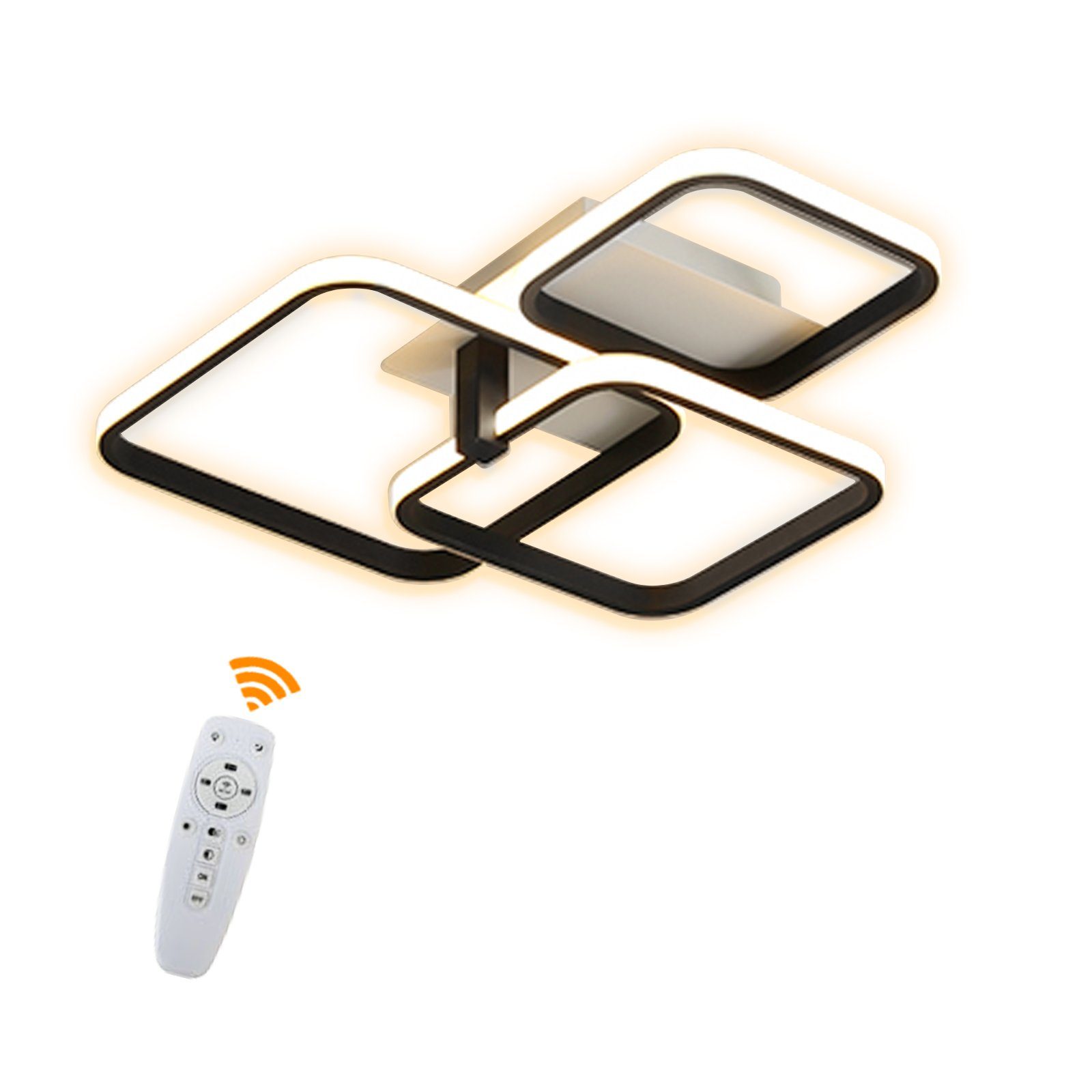 Daskoo Deckenleuchten 3/4/5 Quadrat LED Deckenlampe günstig online kaufen