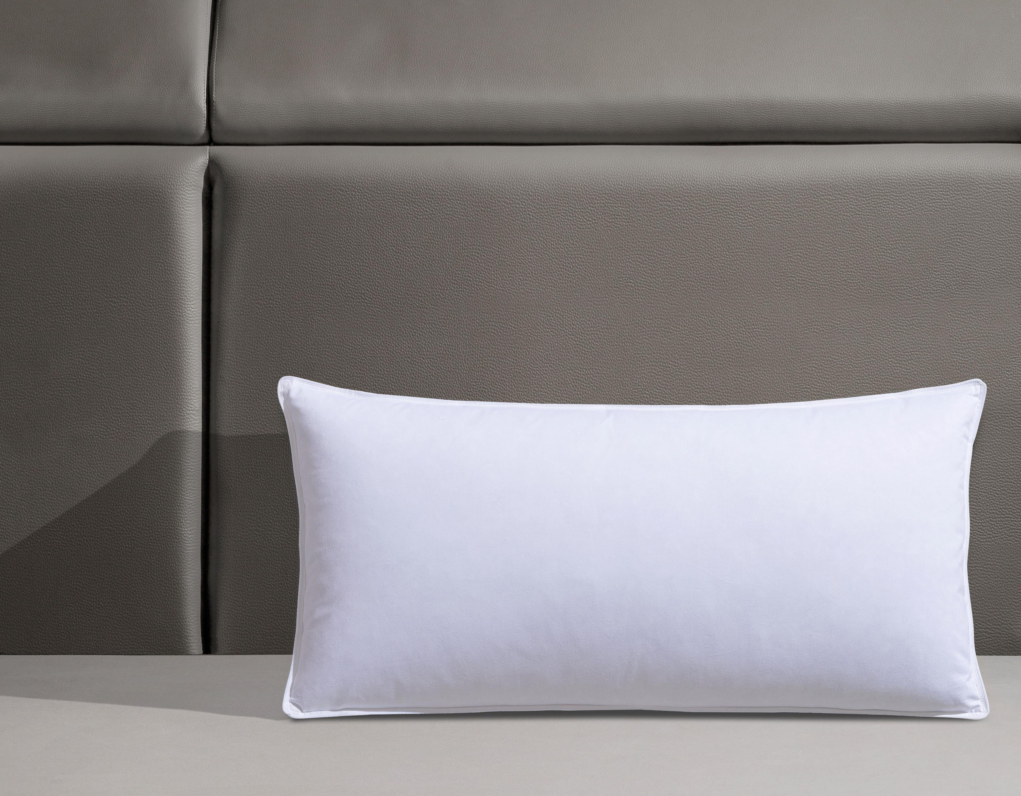 RIBECO Federkopfkissen Lukas, Füllung: 100%, 90% oder 80 % Federn, Bezug: B günstig online kaufen