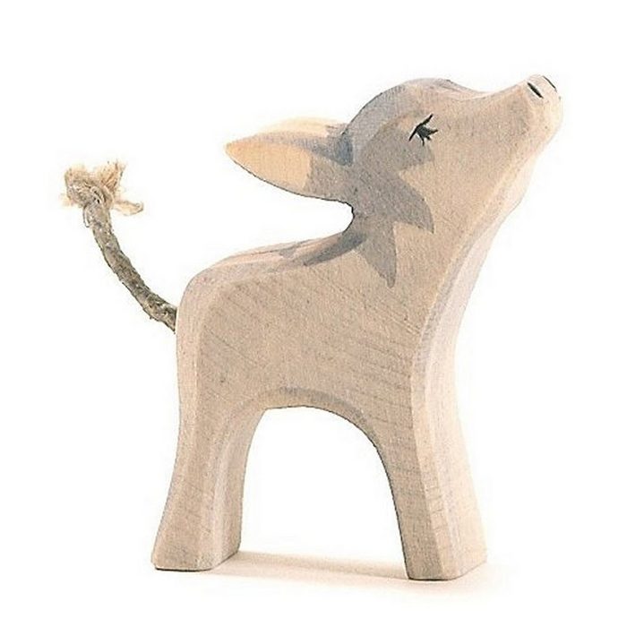 Ostheimer Spielwelt OSTHEIMER 11206 Esel klein Kopf hoch aus Holz Höhe 7cm (1 Stück 1-tlg) in Deutschland hergestellt