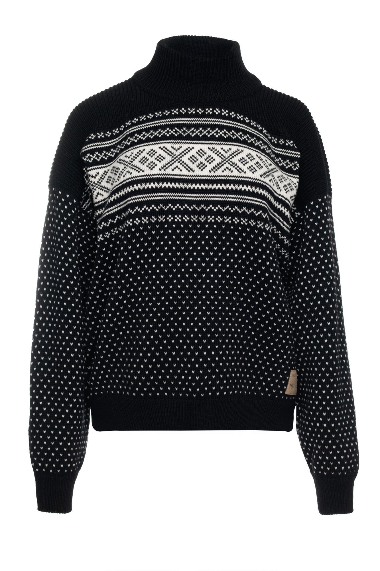 Dale of Norway Longpullover Dale Black Of Valloy - Offwhite Norway W Damen Sweater