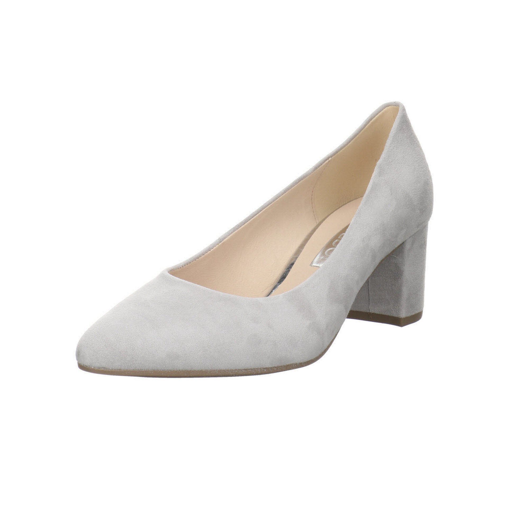 Gabor Damen Pumps Schuhe Pumps Elegant Klassisch Pumps Veloursleder light grey