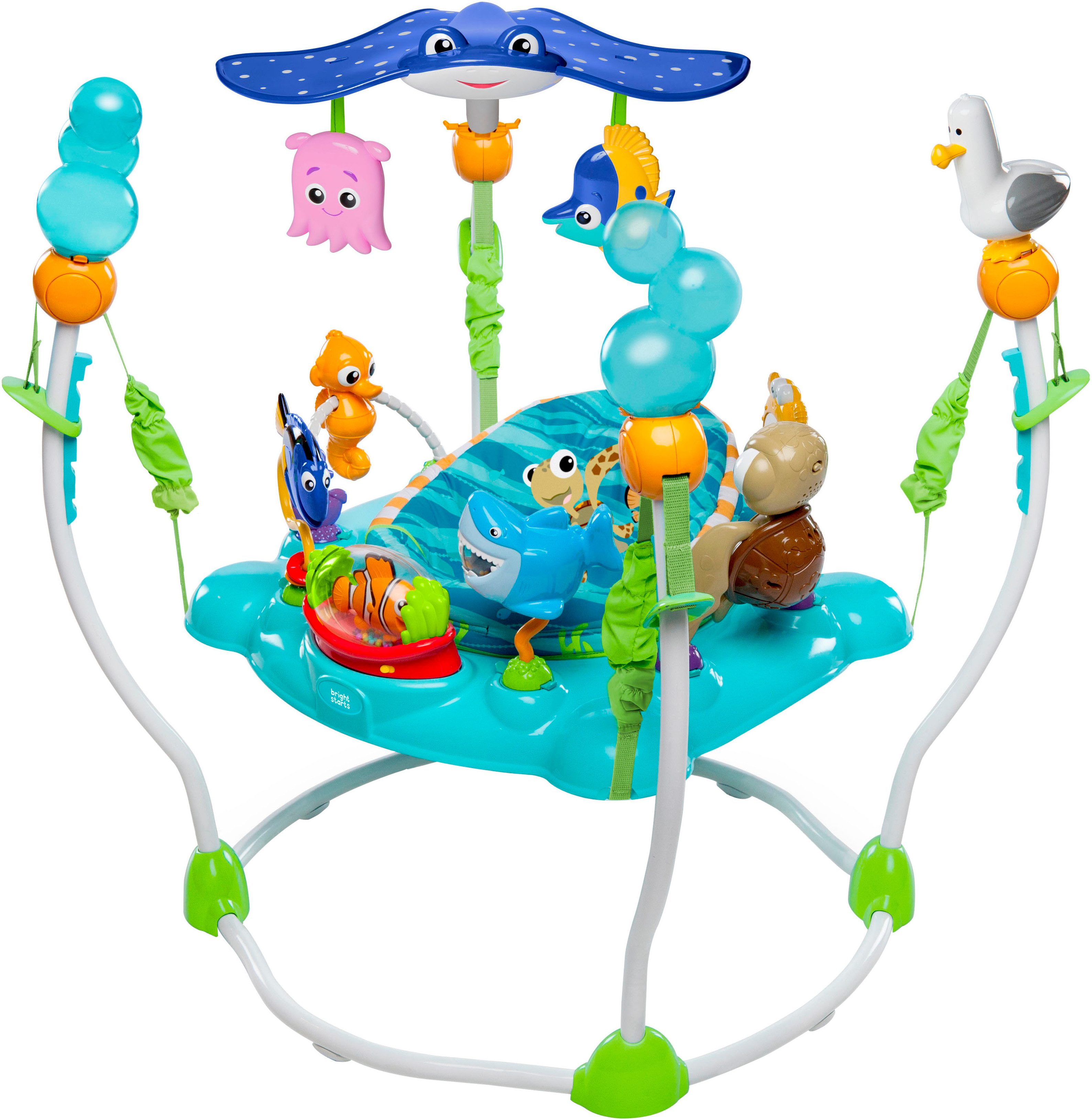 Bright Starts Spielcenter Finding Nemo Sea of Activities Jumper, mit Licht- und Soundeffekt