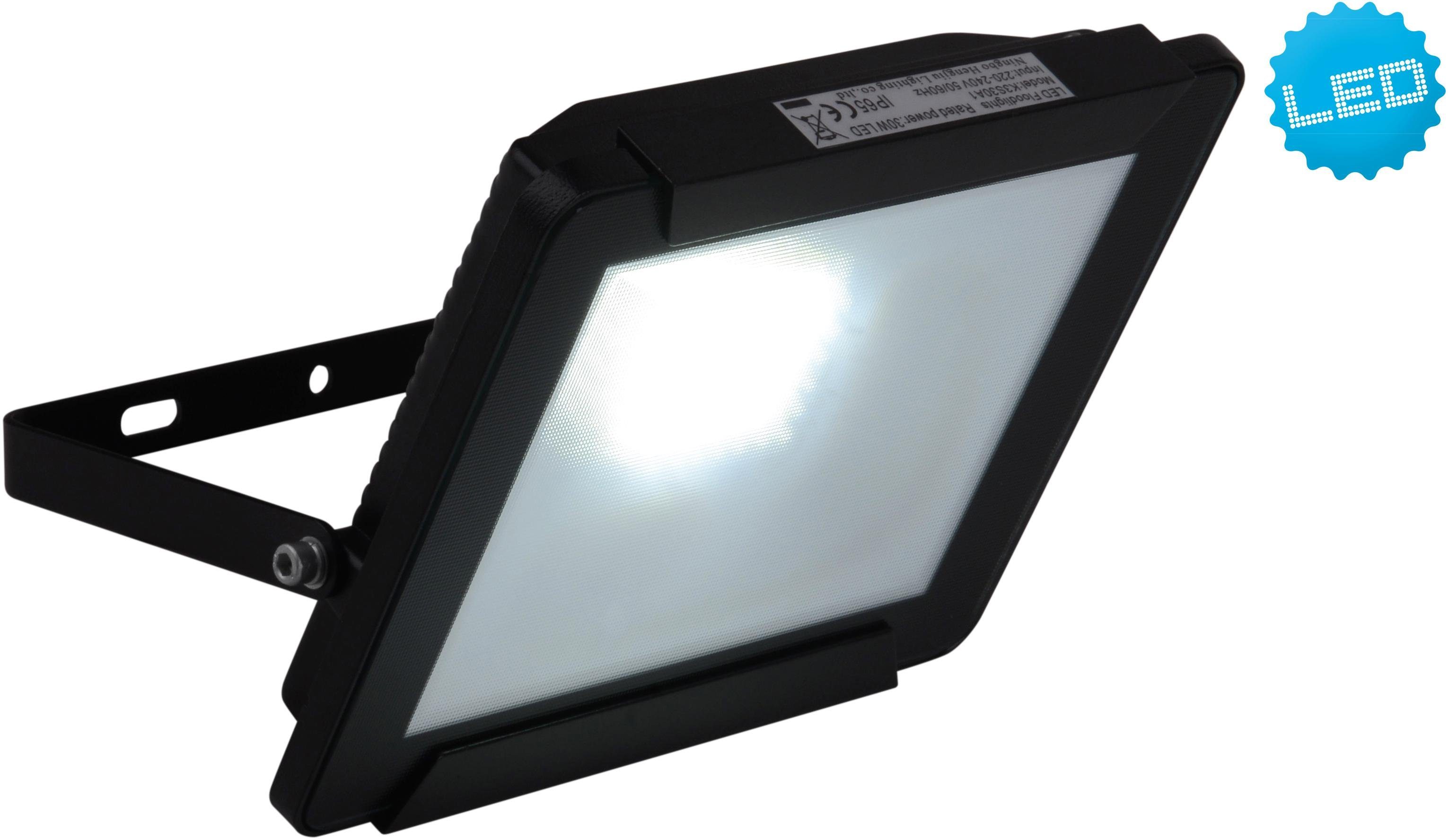 näve LED Außen-Wandleuchte STRAHLER, LED fest integriert, Kaltweiß, LED Außen- Wandleuchte, 42x SMD 2835 LED; total 30W,kaltweiß