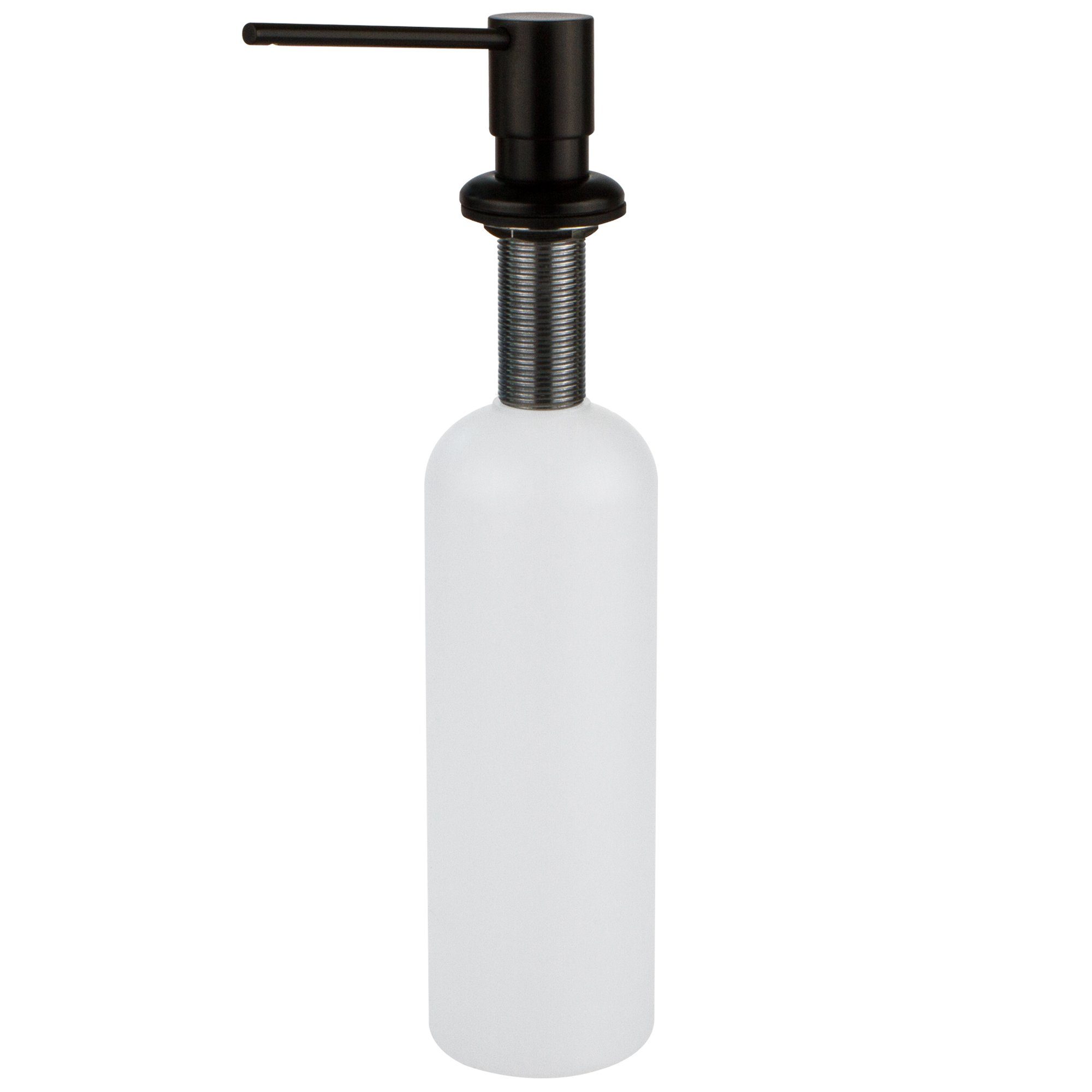 SANISMART Seifenspender SANISMART Einbau-Seifenspender T01 Matt Schwarz Messing 500 ml