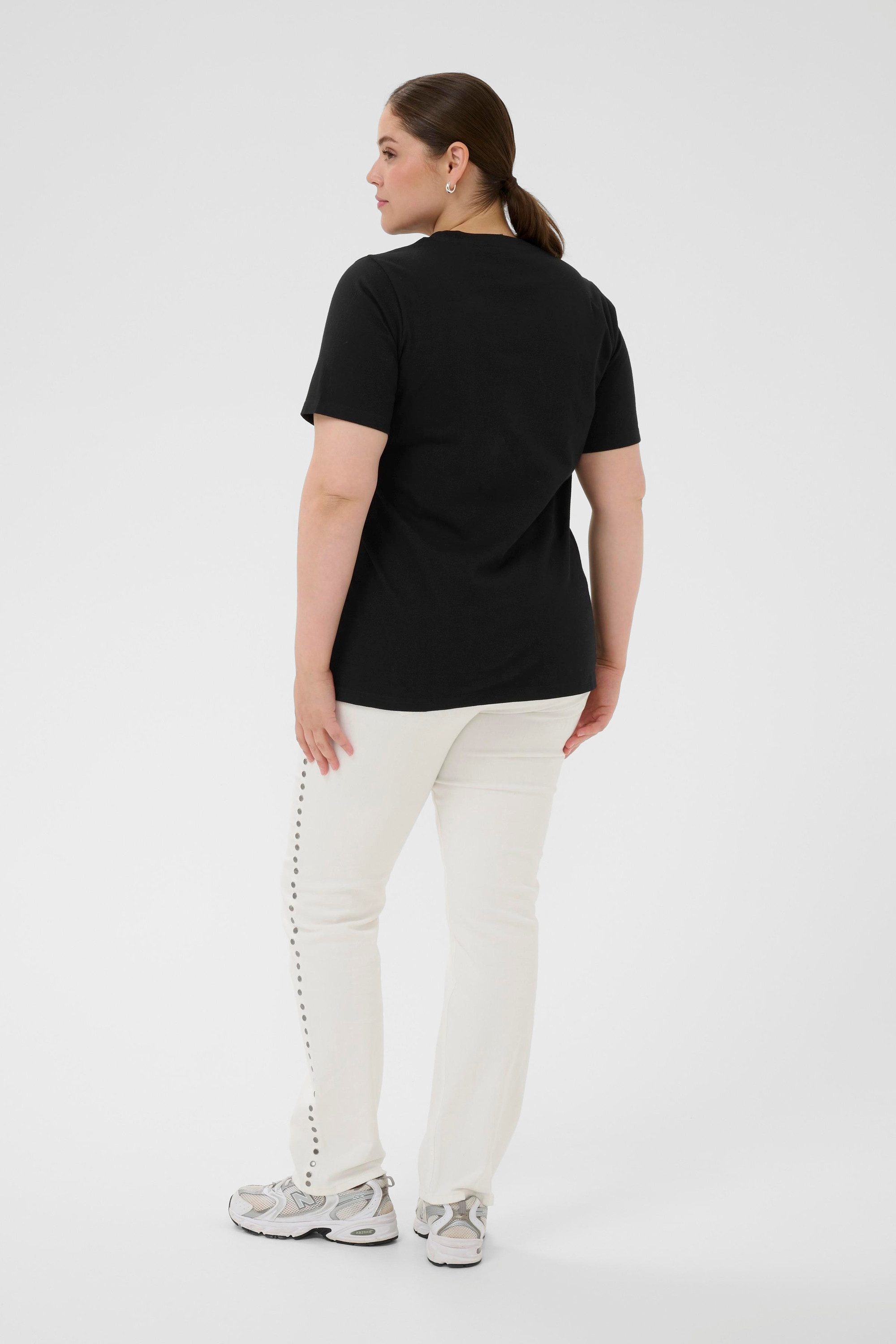 KAFFE Curve T-Shirt T-shirt KClucie Große Größen
