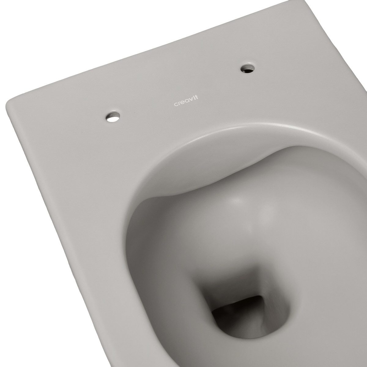 Creavit Tiefspül-WC FE322-11CG00E-0000, Spülrandlos