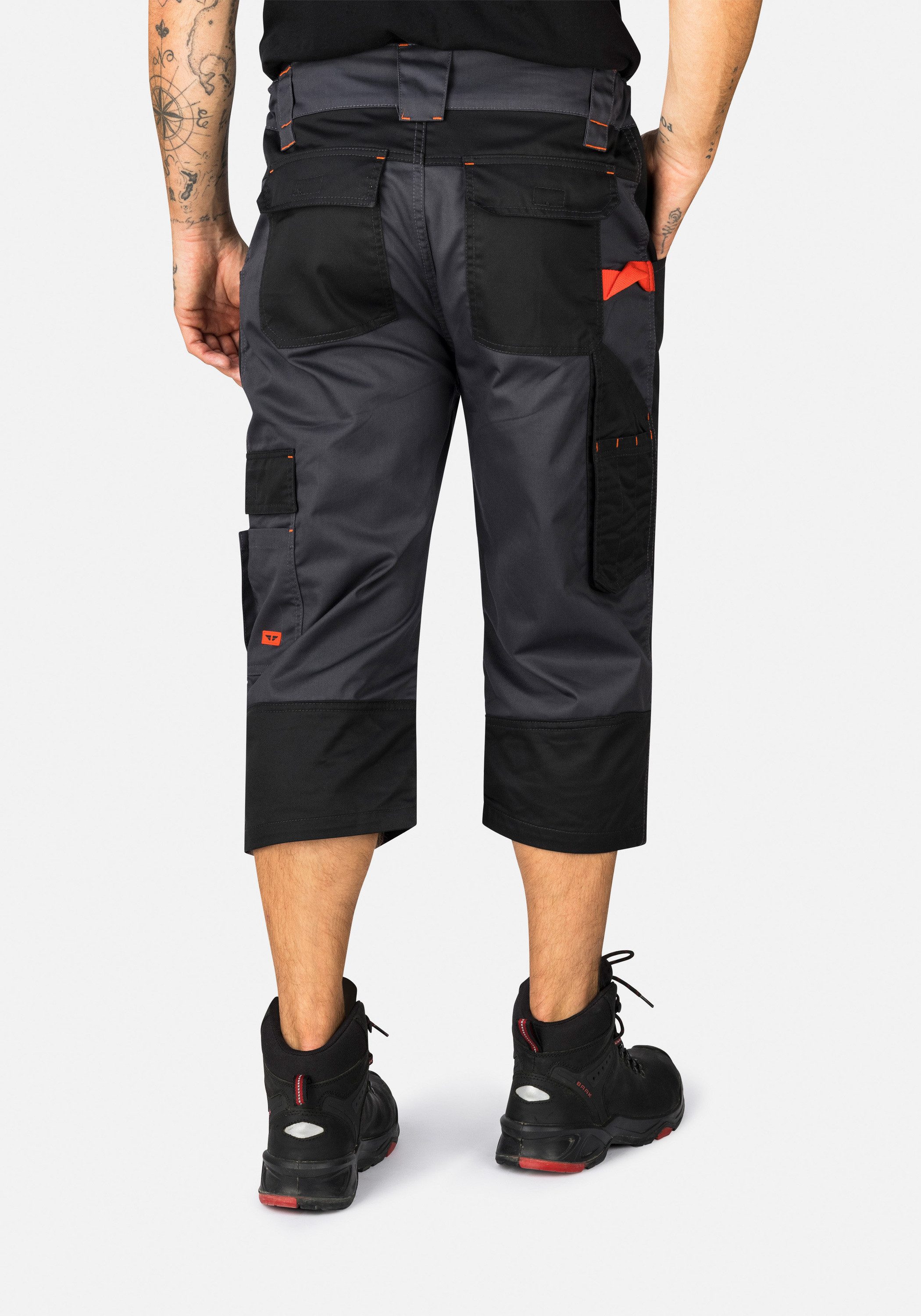 HERO by John Medoox Arbeitsshorts TACOMA Workwear 3/4-Hose Arbeits-3/4-Cargohose in Funktionsqualität für Herren