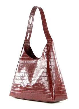 COCCINELLE Schultertasche Fedra Croco Shiny Soft