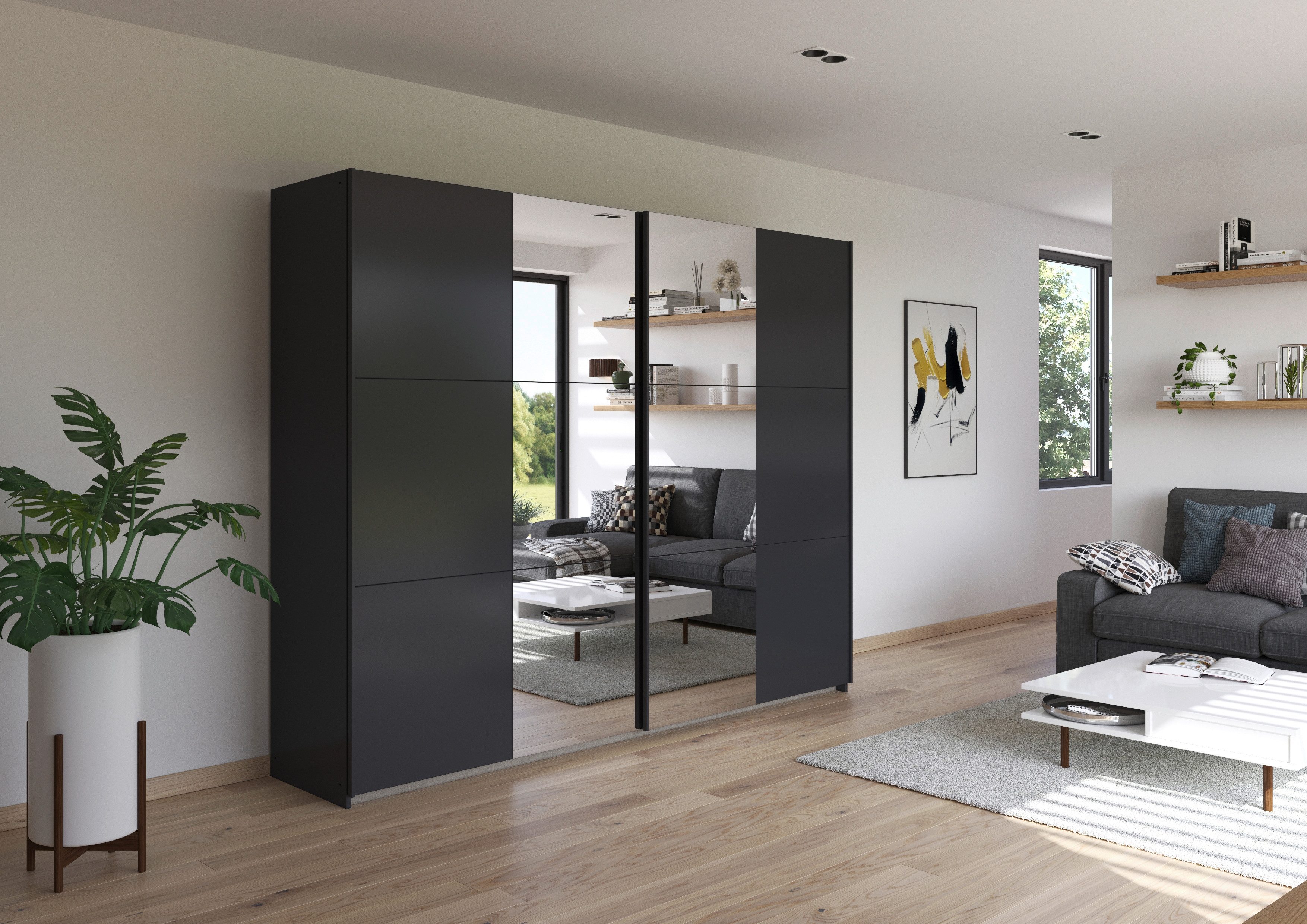 rauch Schwebetürenschrank Kleiderschrank Drehtürenschrank Schrank Garderobe günstig online kaufen