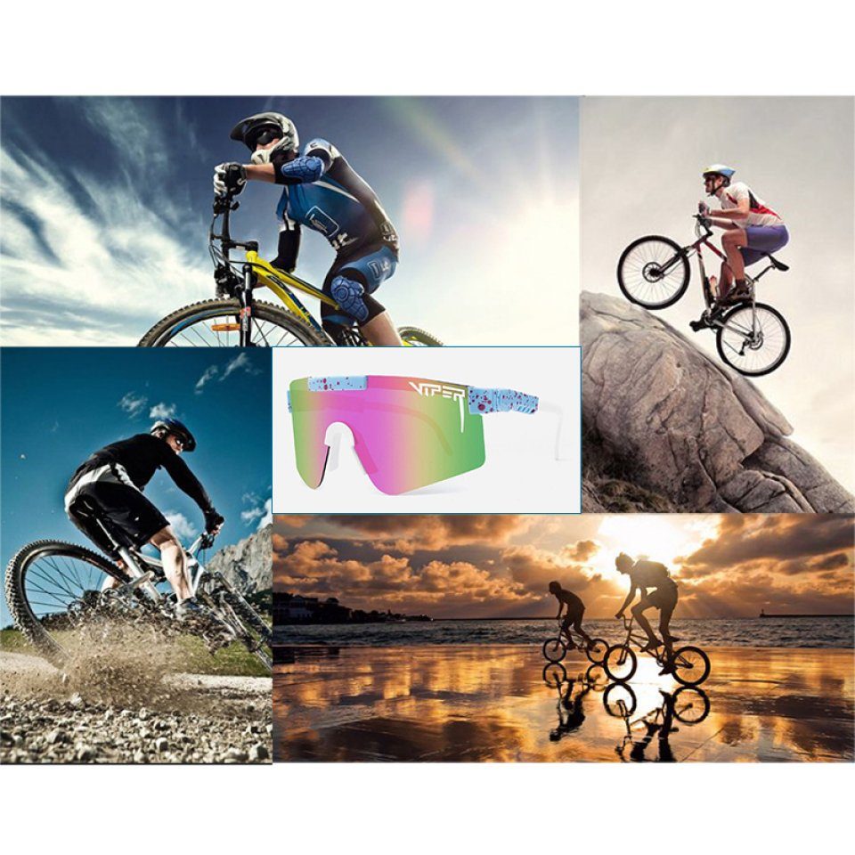 Radfahren, UV400, Fahrradbrille Angeln, Laufen, Winddichte UV400-Sonnenbrille, Blusmart Golf,
