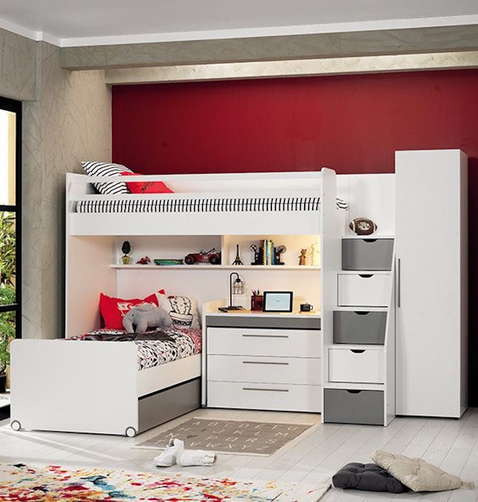 almila Jugendzimmer-Set Neo mit 2 Schlafplätzen