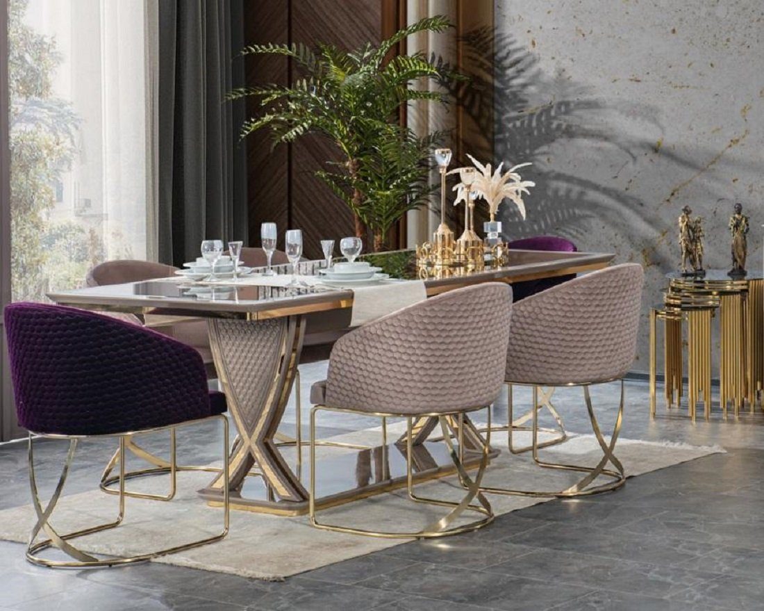 Möbel Holz italienischer JVmoebel Tisch Luxus Stil Esszimmer Esstisch Esstisch Design