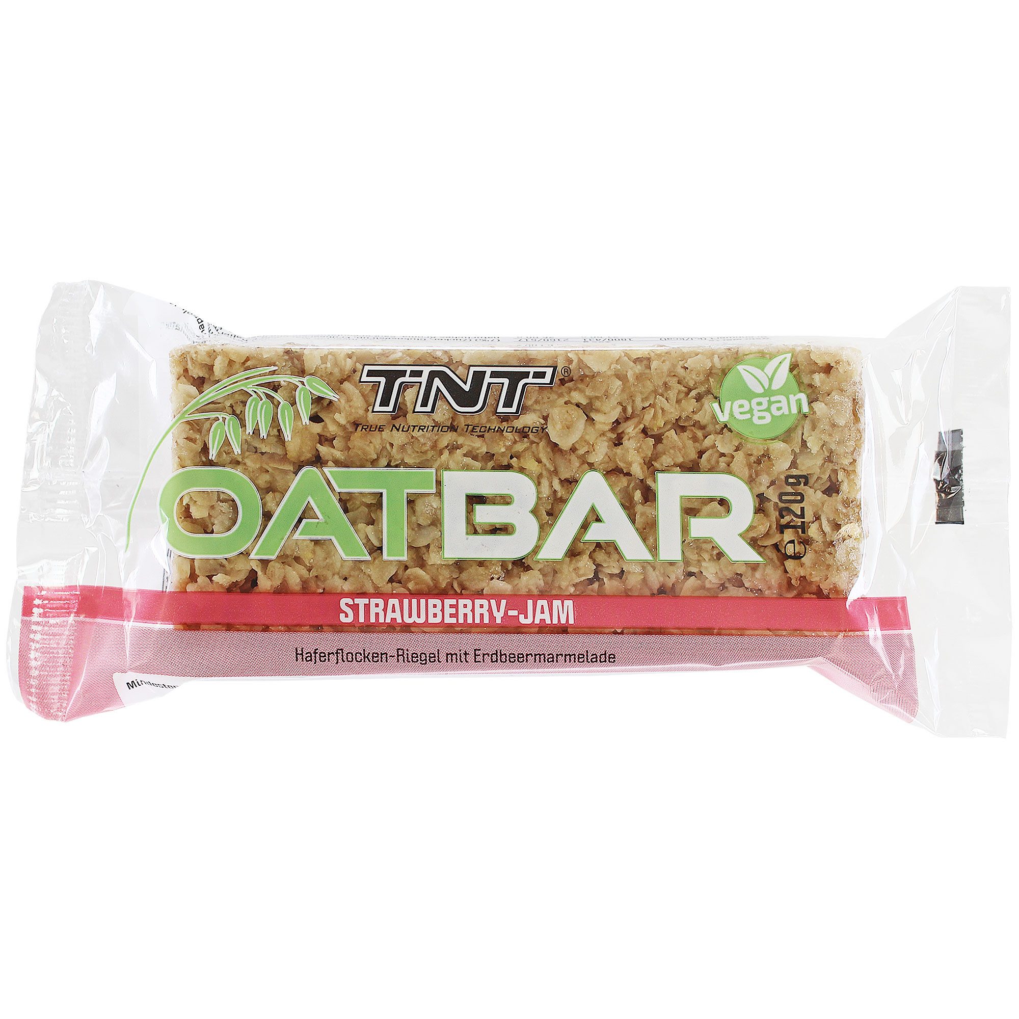 TNT (True Nutrition Technology) Oatbar - Hafer-Riegel mit über 50% Haferflocken. 551 kcal pro Riegel. Riegel, 1 er 1,00 St.