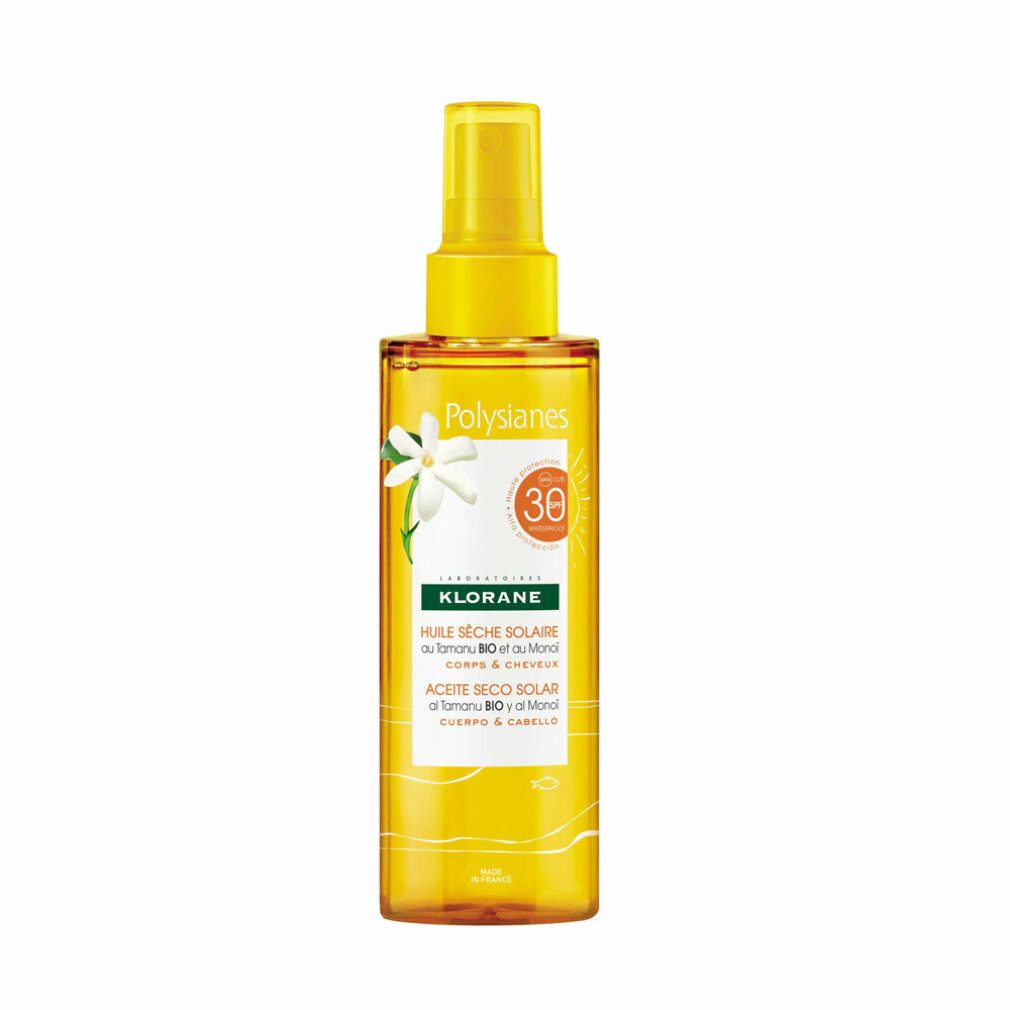 KLORANE Sonnenschutzcreme Polysianes aceite seco spf30 200ml mehr